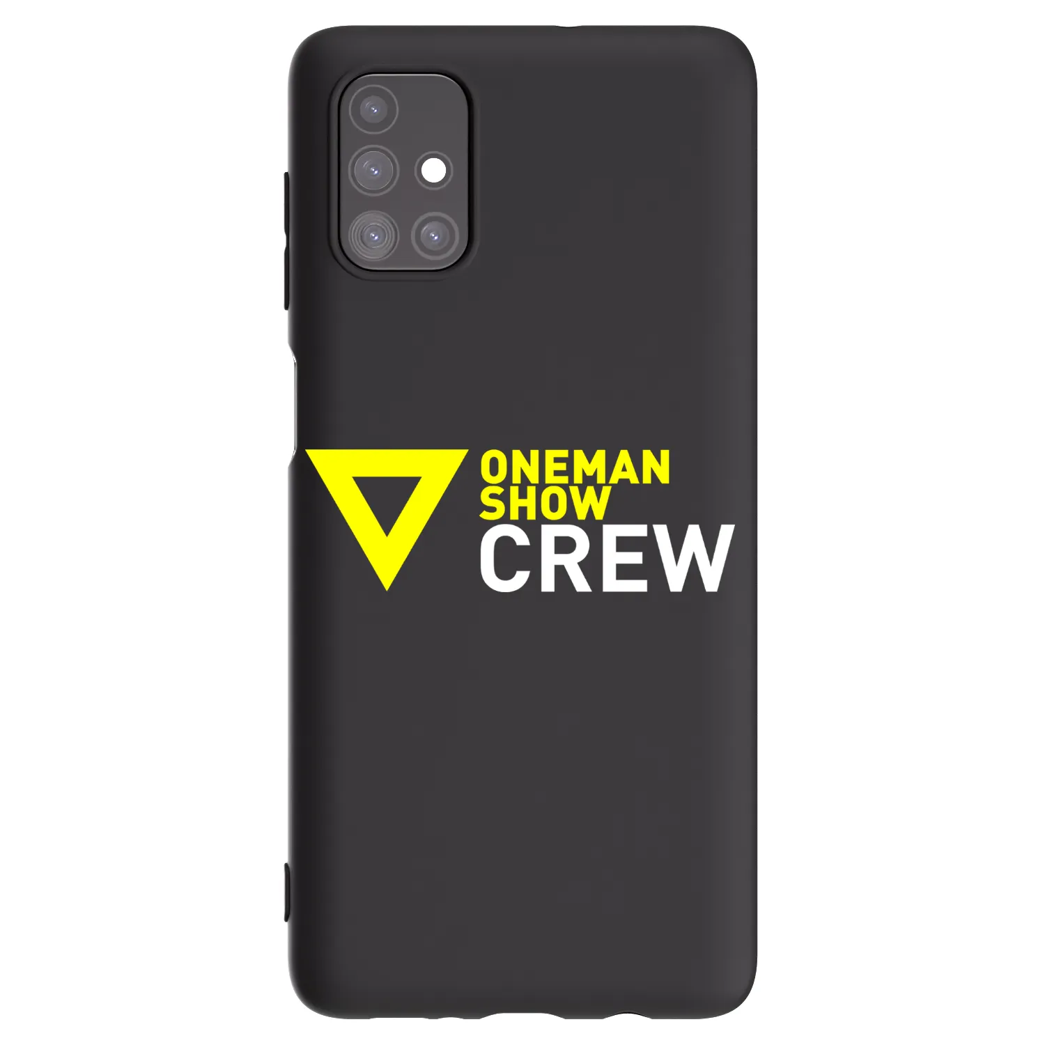 Picasee silikonový černý obal pro Samsung Galaxy M51 M515F - ONEMANSHOW CREW