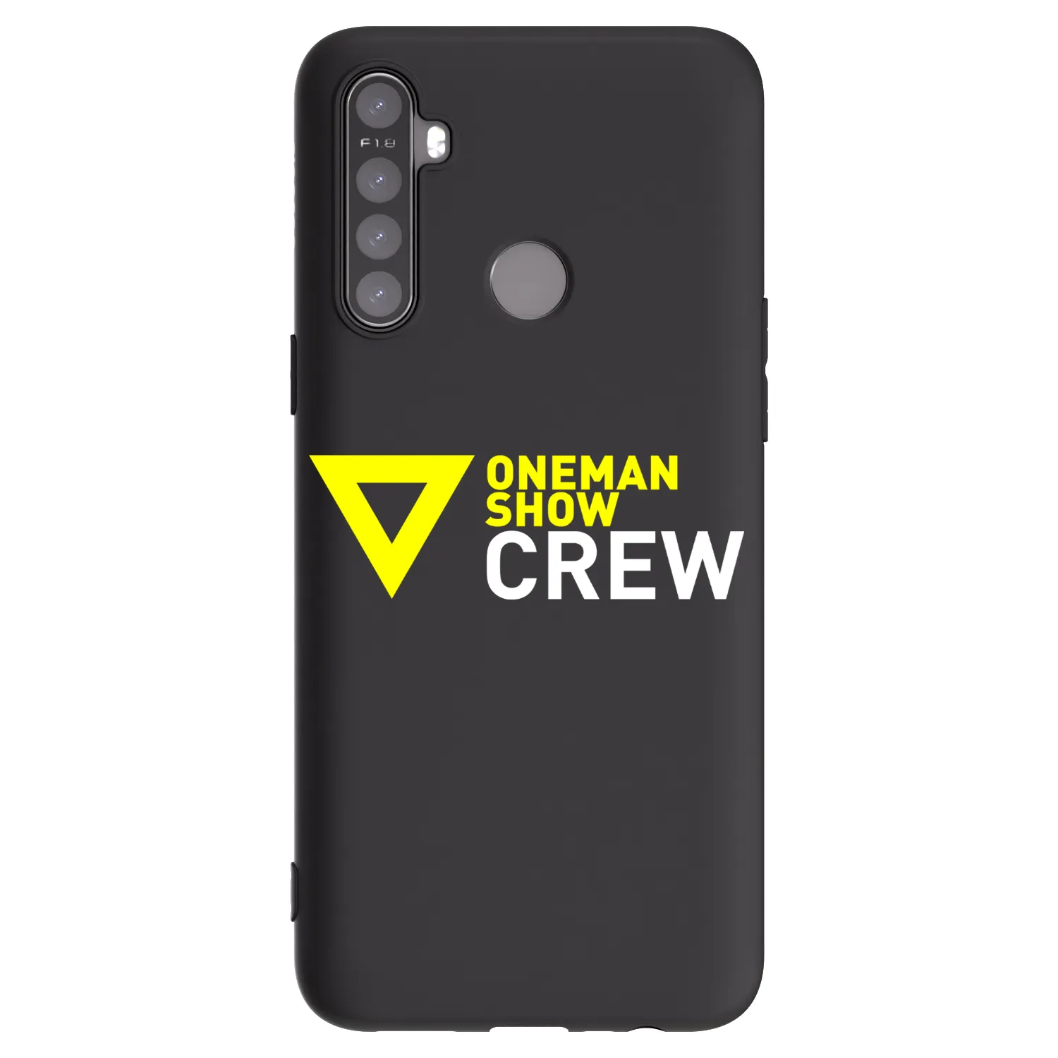 Picasee silikonový černý obal pro Realme 5 - ONEMANSHOW CREW