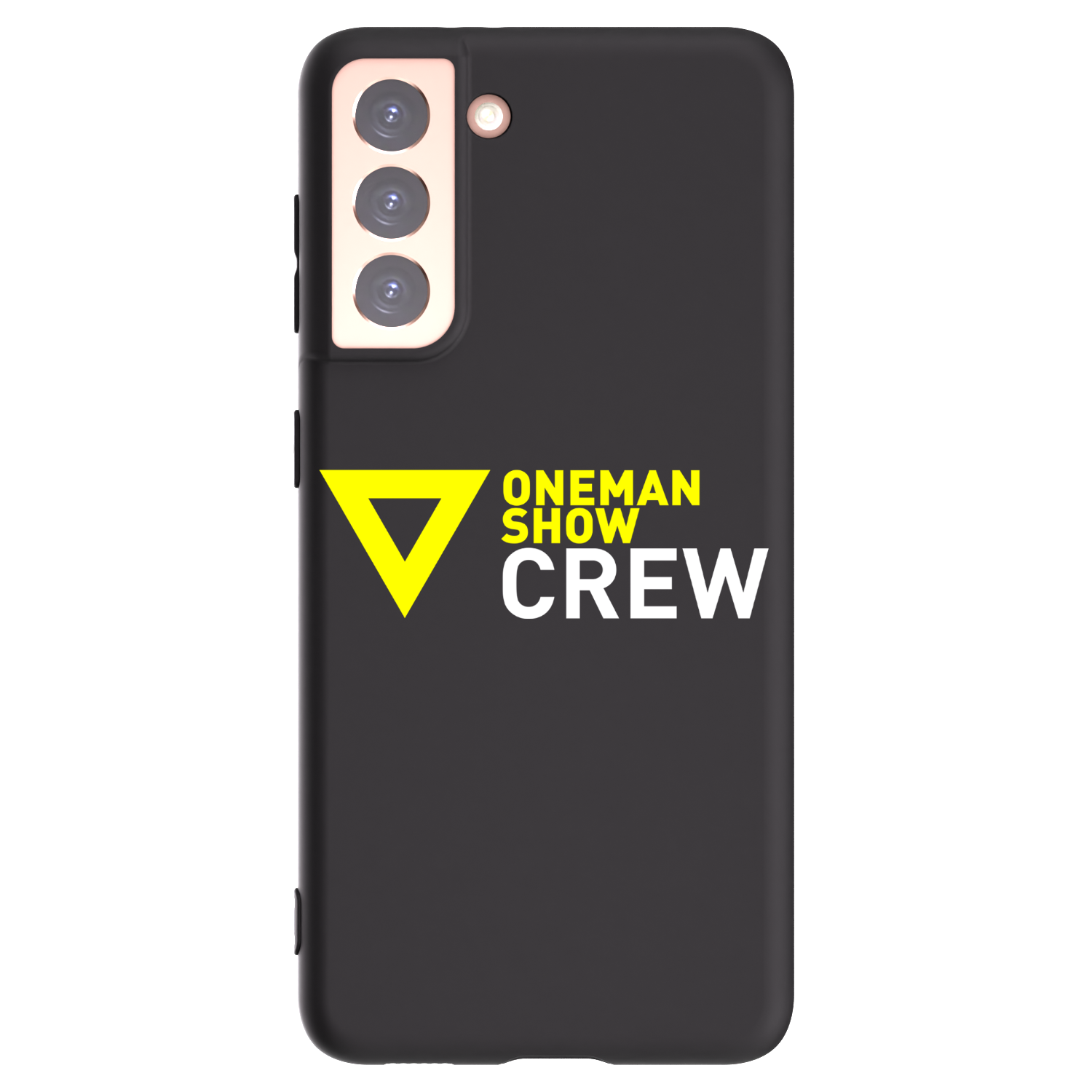 Picasee silikonový černý obal pro Samsung Galaxy S21 5G G991B - ONEMANSHOW CREW