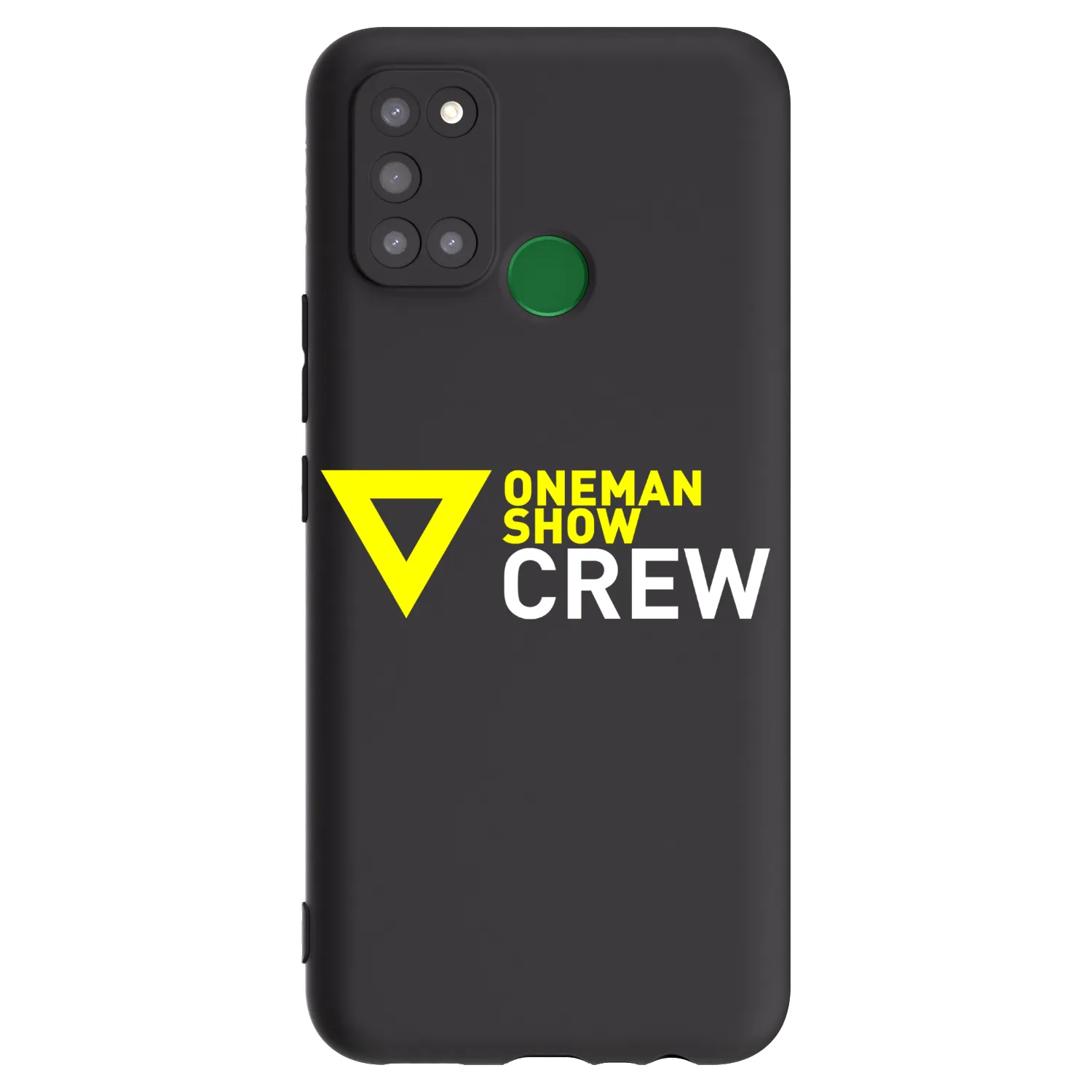 Picasee silikonový černý obal pro Realme 7i - ONEMANSHOW CREW