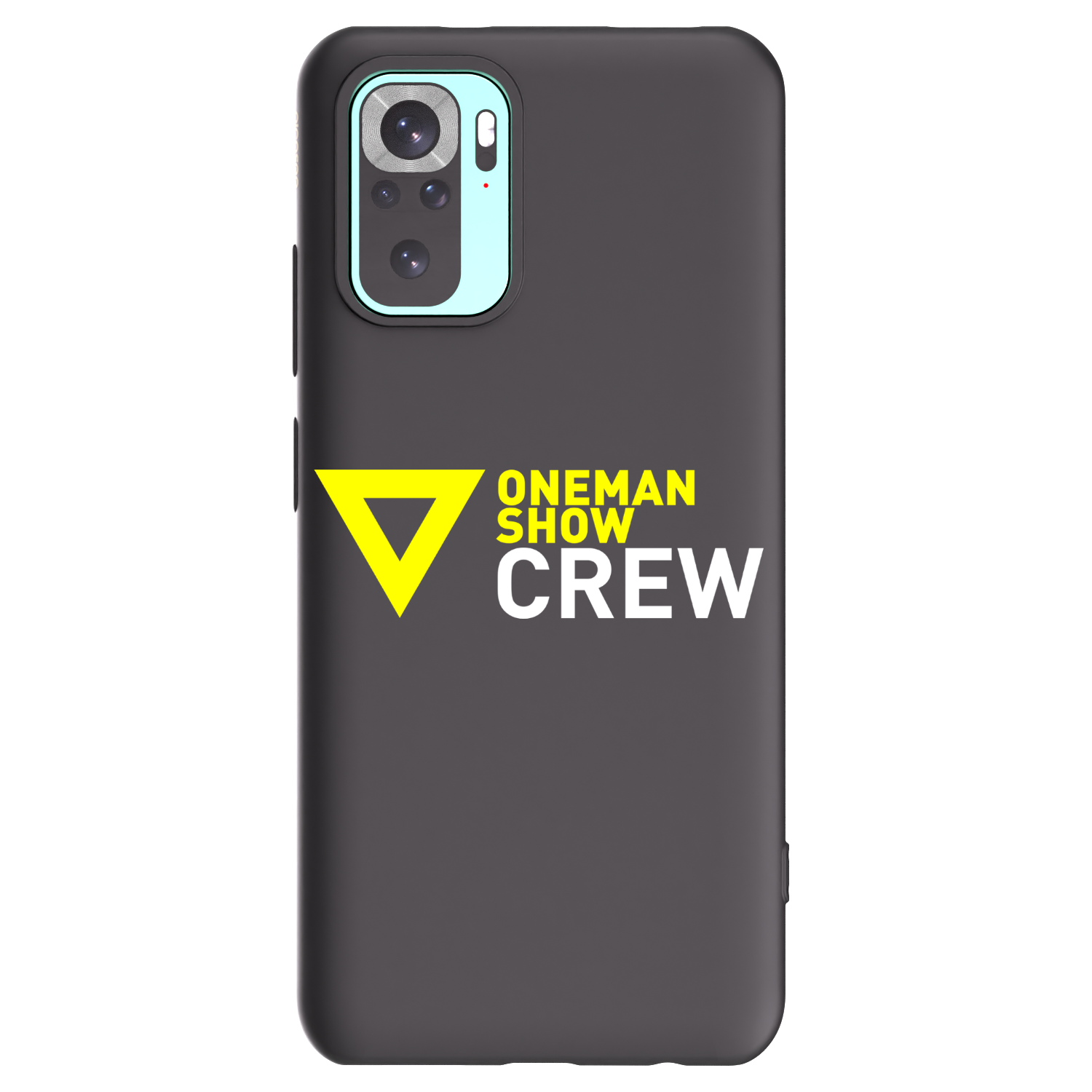 Picasee silikonový černý obal pro Xiaomi Redmi Note 10 Pro - ONEMANSHOW CREW