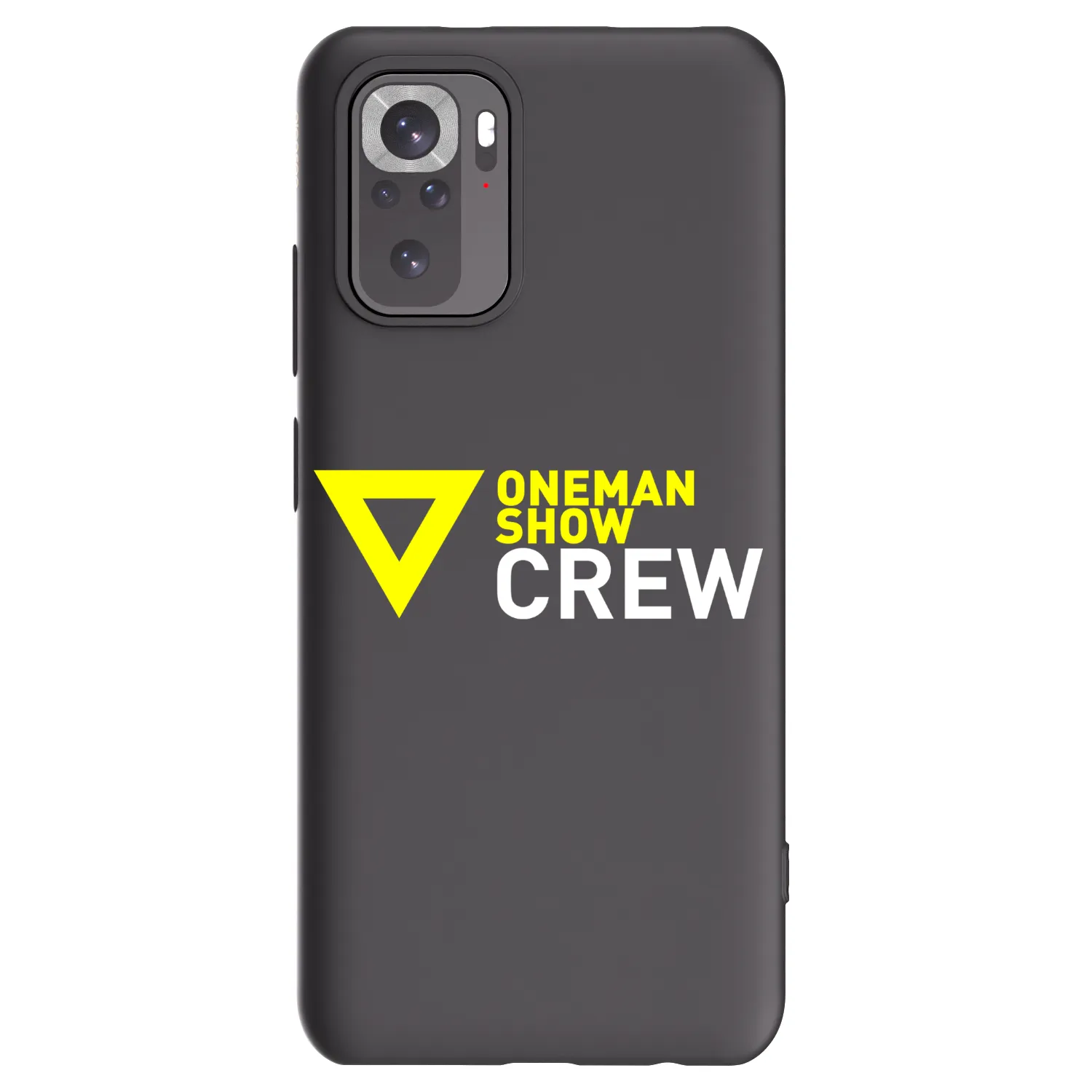 Picasee silikonový černý obal pro Xiaomi Redmi Note 10S - ONEMANSHOW CREW