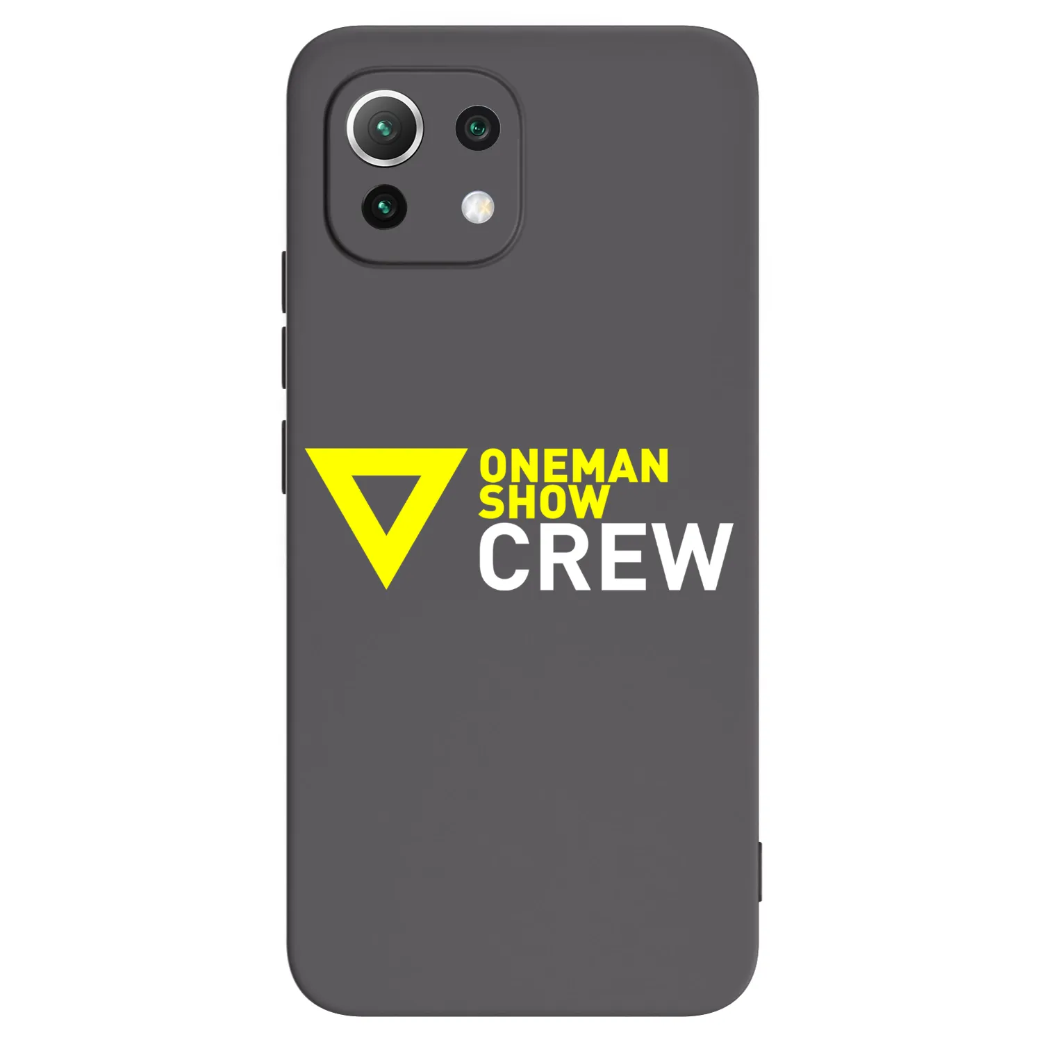 Picasee silikonový černý obal pro Xiaomi Mi 11 Lite - ONEMANSHOW CREW