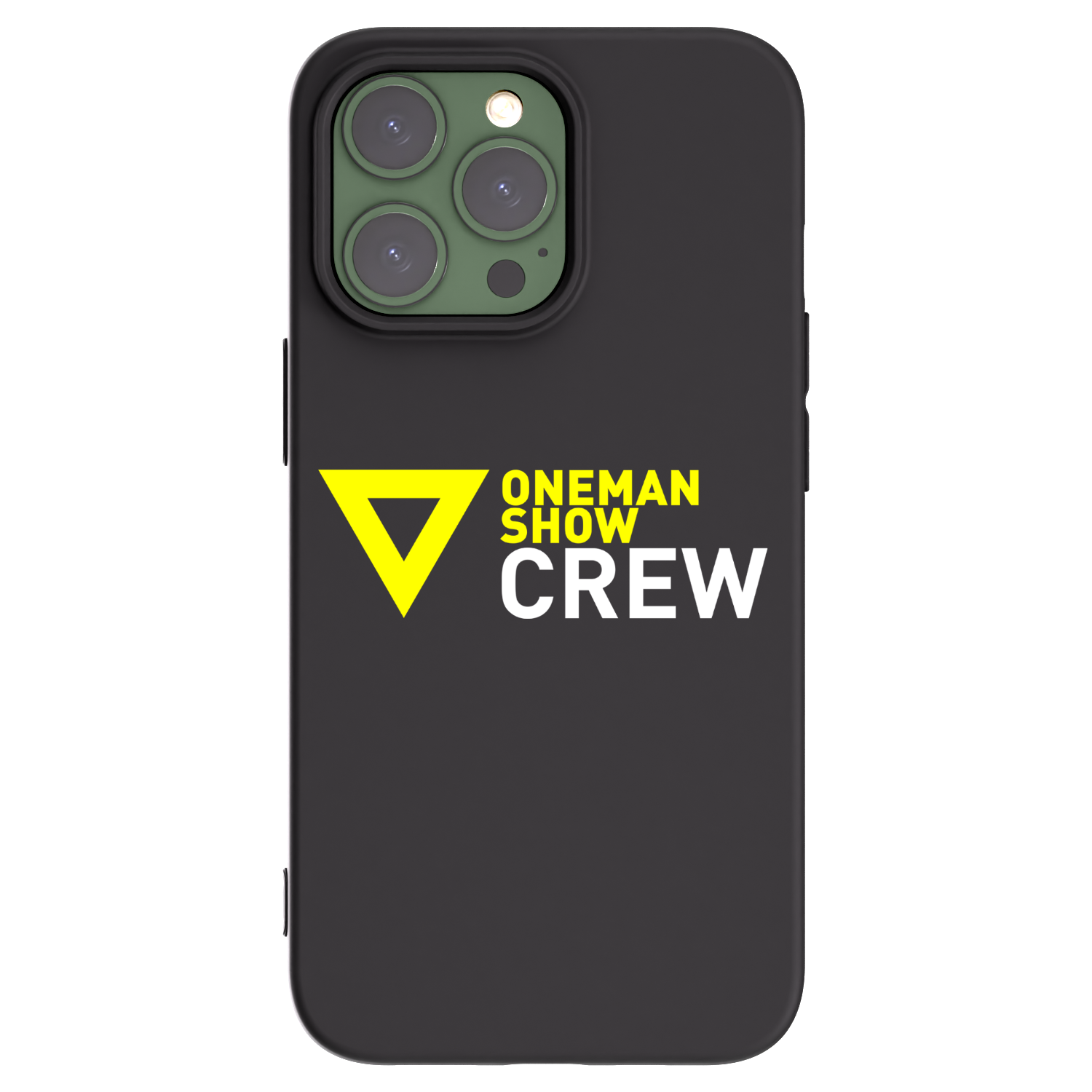 Picasee silikonový černý obal pro Apple iPhone 13 Pro - ONEMANSHOW CREW