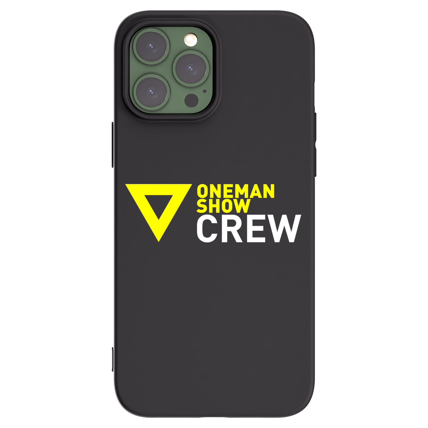 Picasee silikonový černý obal pro Apple iPhone 13 Pro Max - ONEMANSHOW CREW