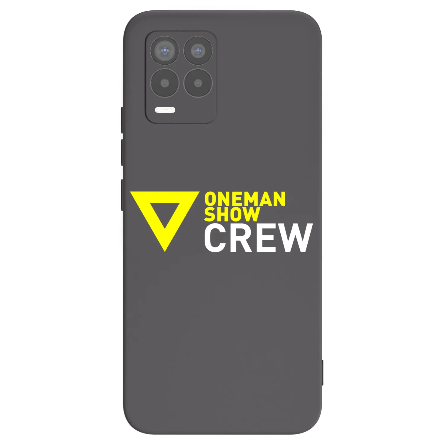 Picasee silikonový černý obal pro Realme 8 4G - ONEMANSHOW CREW