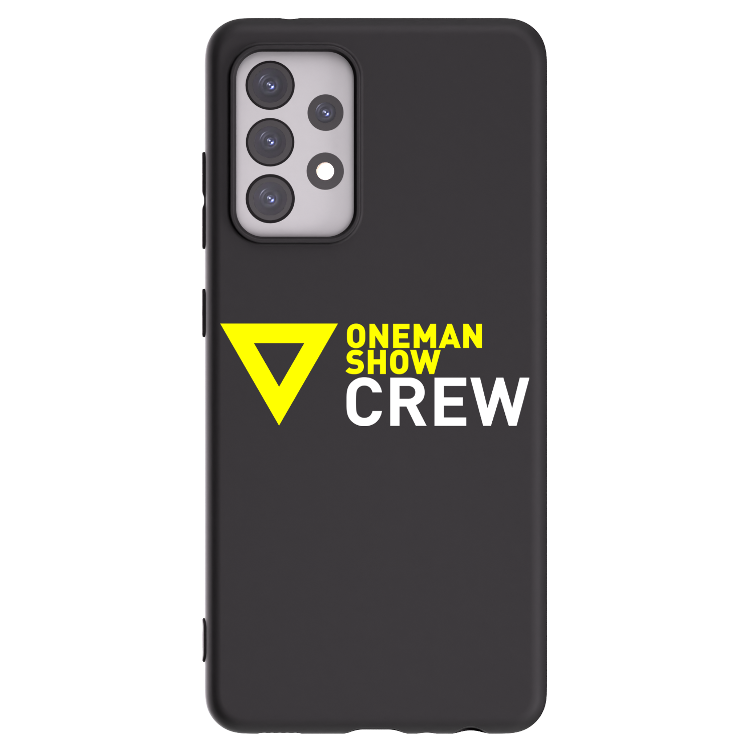 Picasee silikonový černý obal pro Samsung Galaxy A52s 5G A528B - ONEMANSHOW CREW