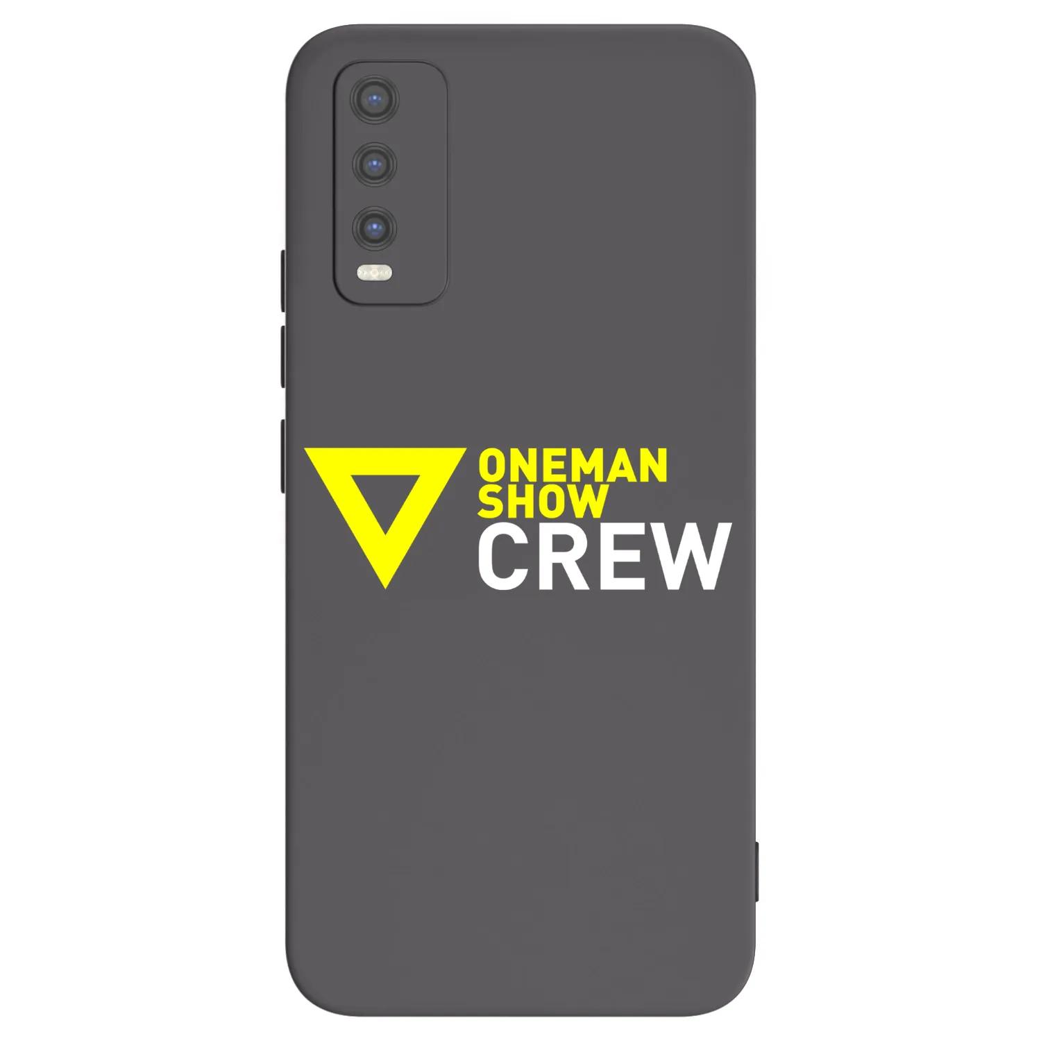 Picasee silikonový černý obal pro Vivo Y20s - ONEMANSHOW CREW