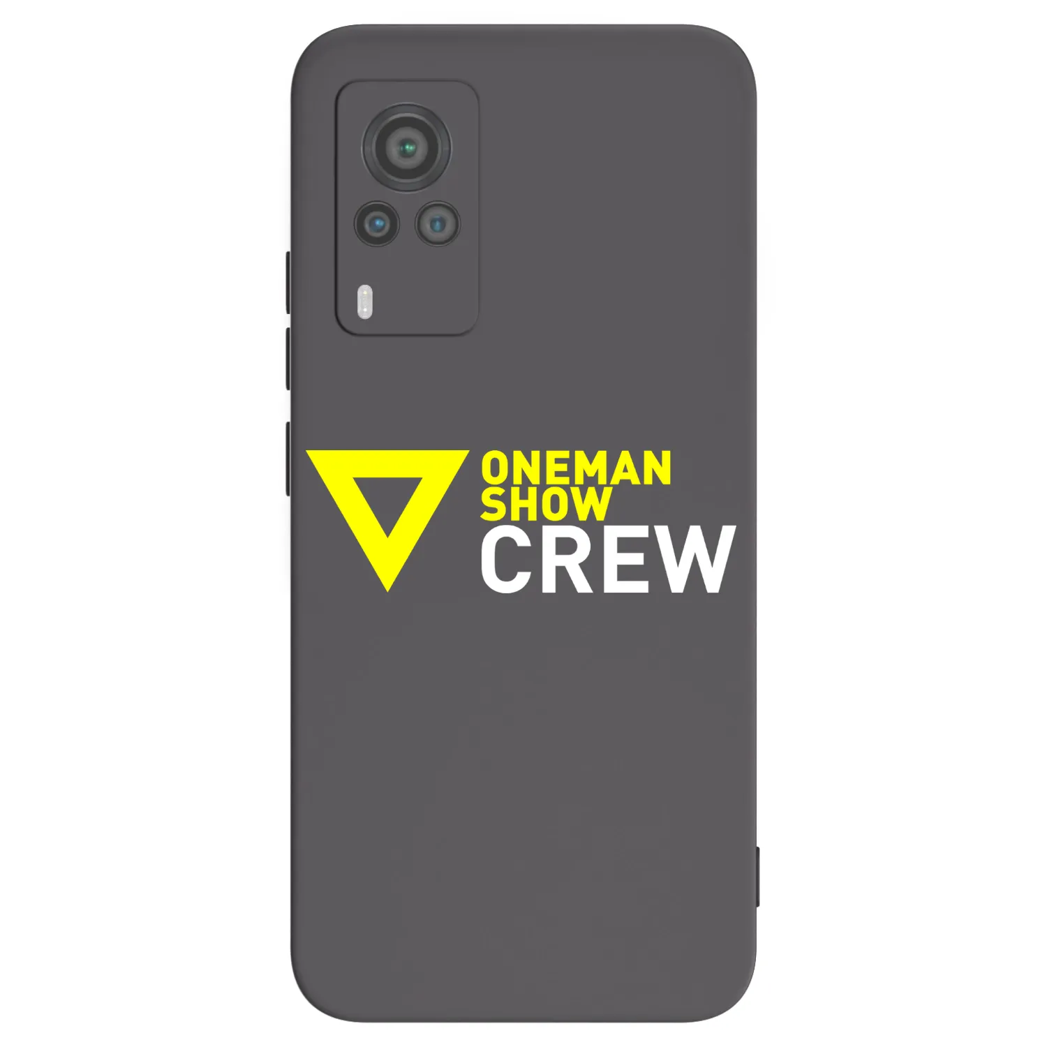 Picasee silikonový černý obal pro Vivo X60 Pro 5G - ONEMANSHOW CREW