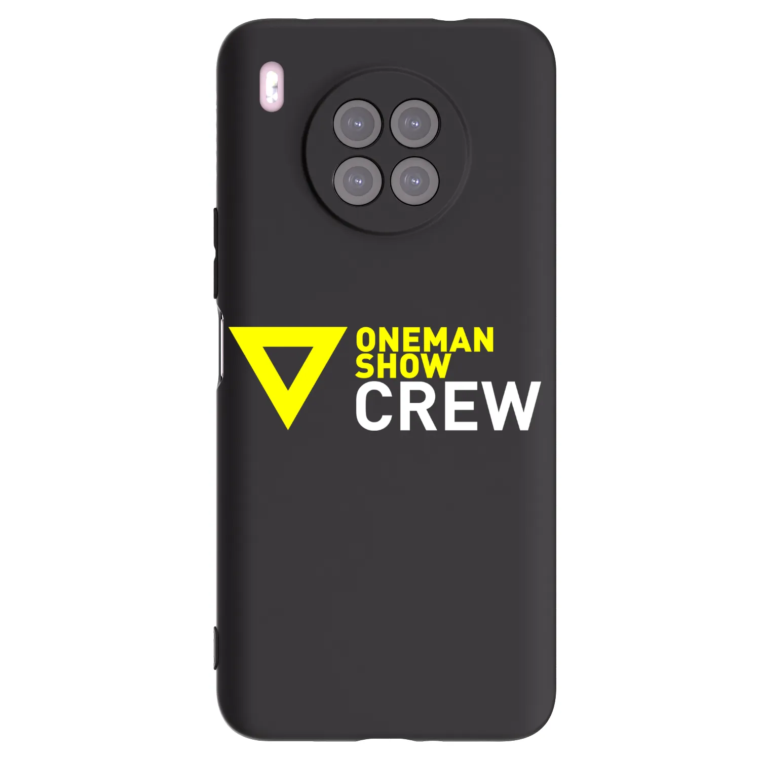 Picasee silikonový černý obal pro Huawei Nova 8i - ONEMANSHOW CREW
