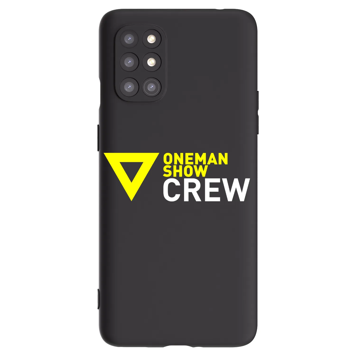 Picasee silikonový černý obal pro OnePlus 8T - ONEMANSHOW CREW