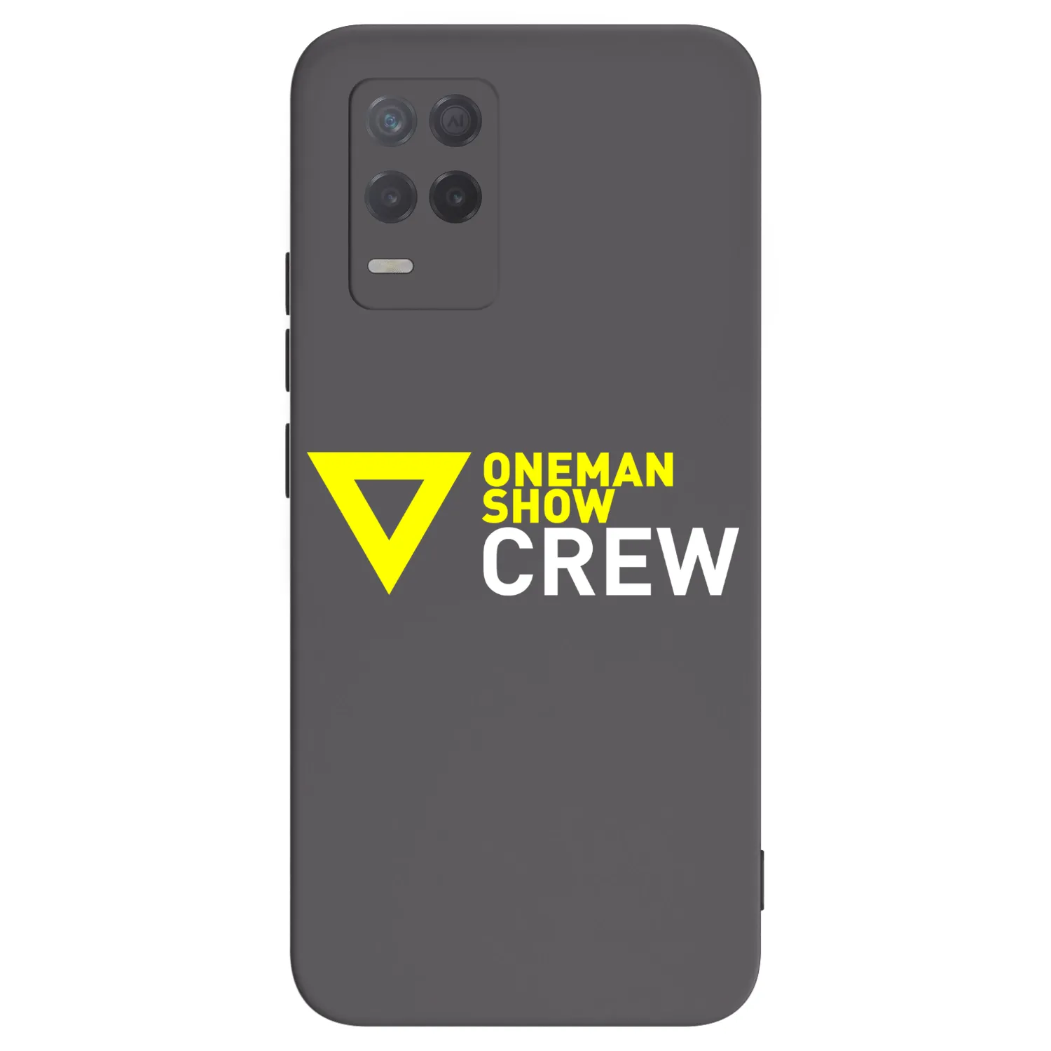Picasee silikonový černý obal pro Realme 8 5G - ONEMANSHOW CREW