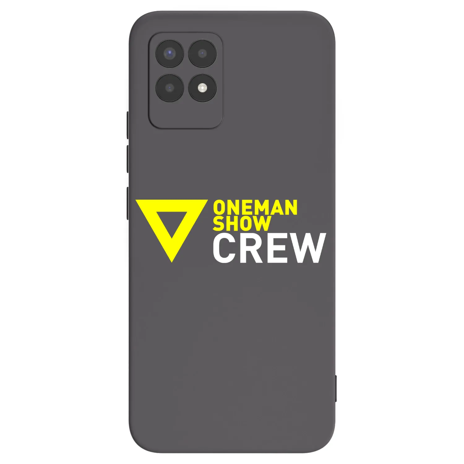 Picasee silikonový černý obal pro Realme 8i - ONEMANSHOW CREW