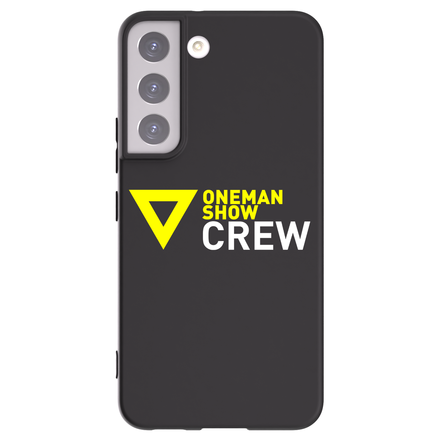 Picasee silikonový černý obal pro Samsung Galaxy S22 5G - ONEMANSHOW CREW