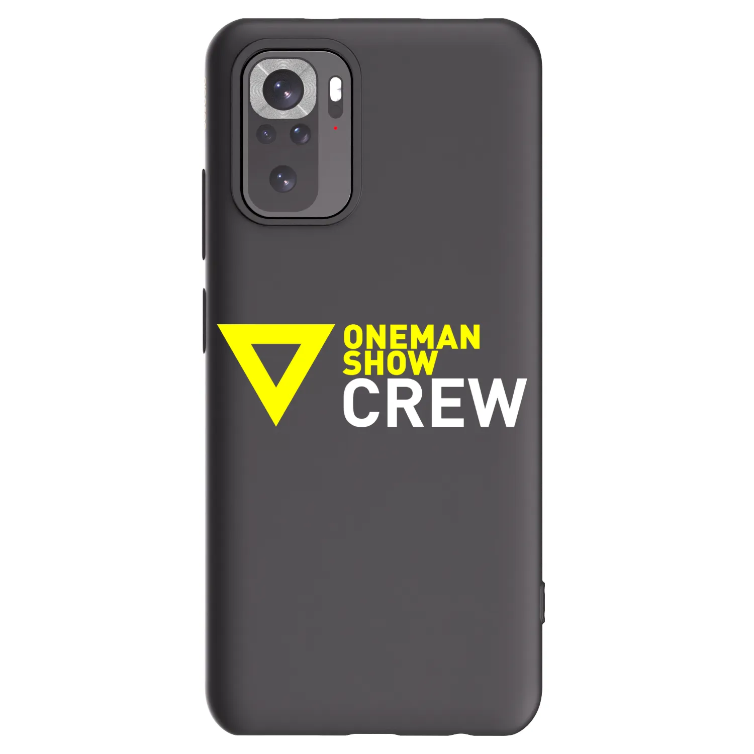 Picasee silikonový černý obal pro Xiaomi Redmi Note 11S 4G - ONEMANSHOW CREW