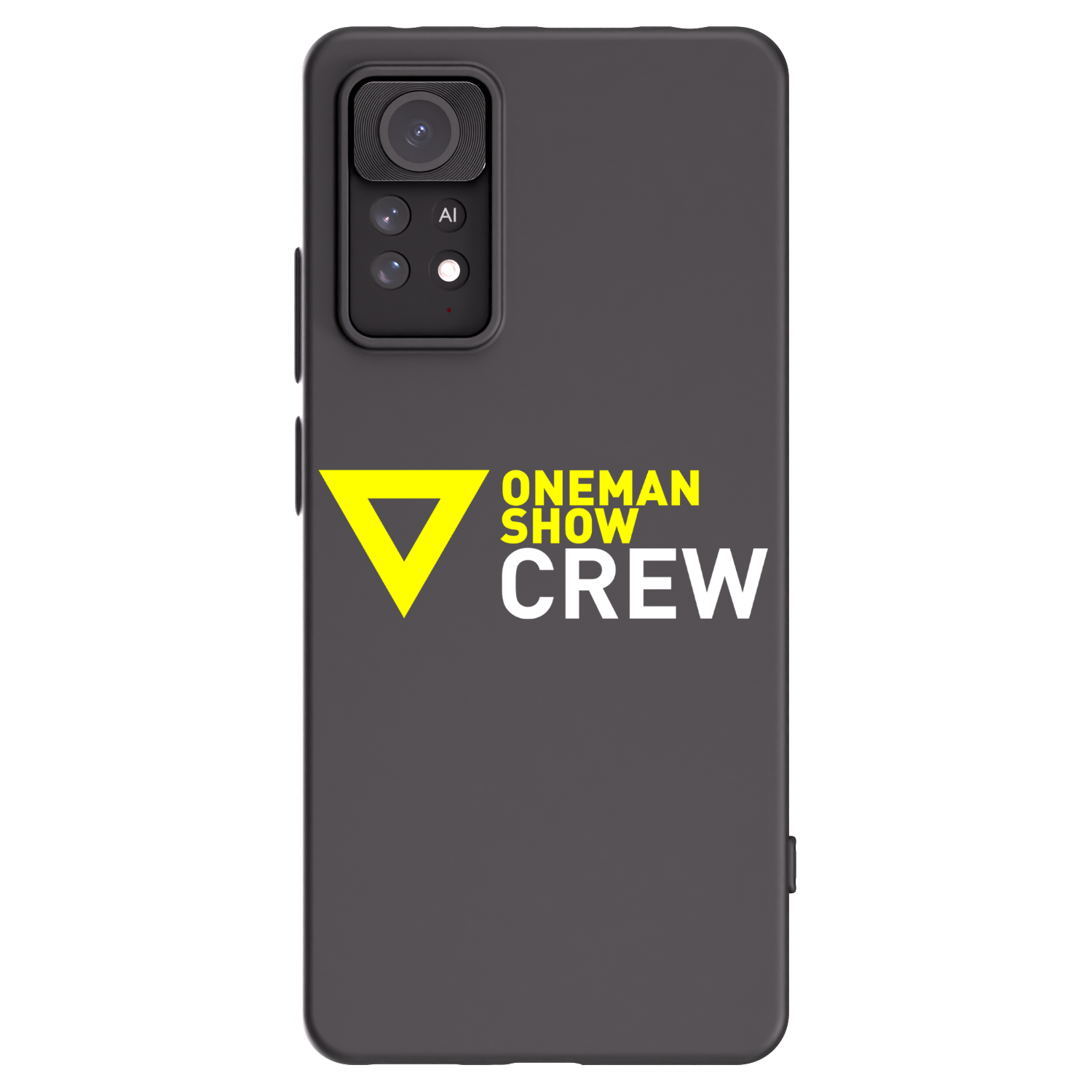 Picasee silikonový černý obal pro Xiaomi Redmi Note 11 Pro 5G - ONEMANSHOW CREW