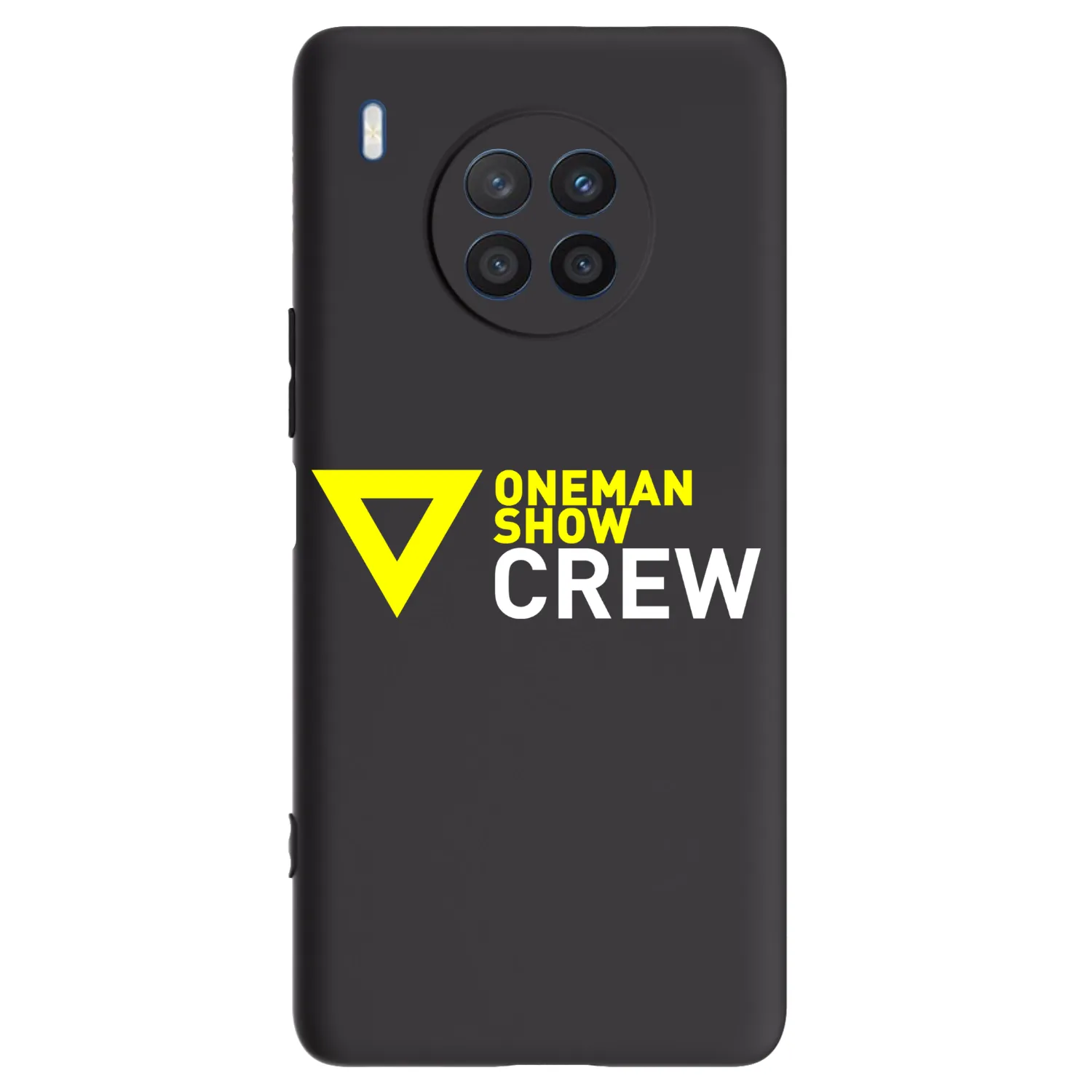 Picasee silikonový černý obal pro Honor 50 Lite - ONEMANSHOW CREW