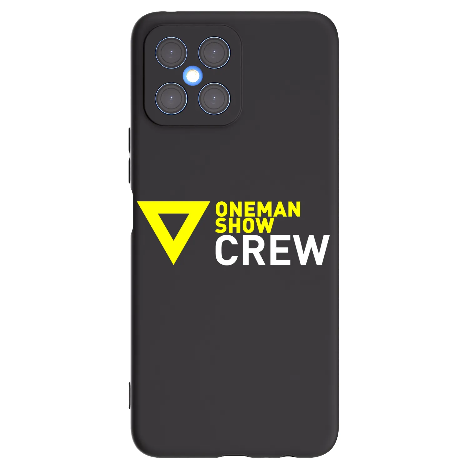 Picasee silikonový černý obal pro Honor X8 4G - ONEMANSHOW CREW