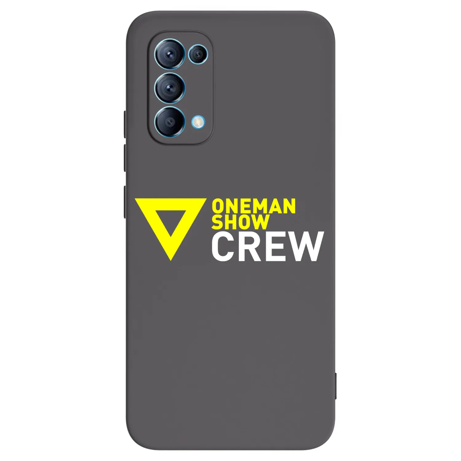 Picasee silikonový černý obal pro OPPO Reno 5 5G - ONEMANSHOW CREW