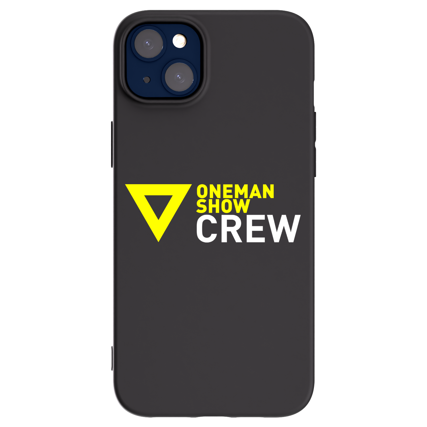 Picasee silikonový černý obal pro Apple iPhone 14 Plus - ONEMANSHOW CREW