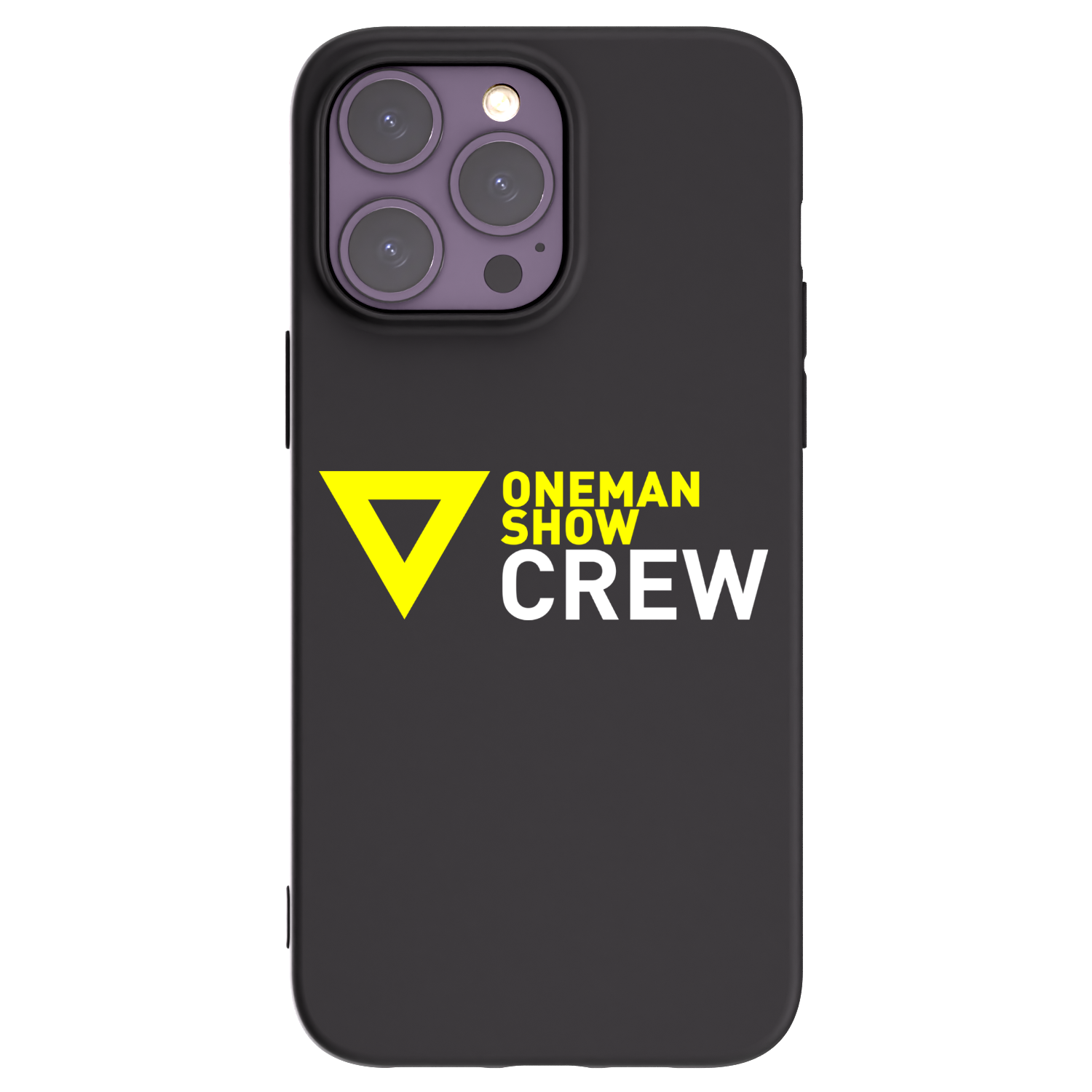 Picasee silikonový černý obal pro Apple iPhone 14 Pro Max - ONEMANSHOW CREW