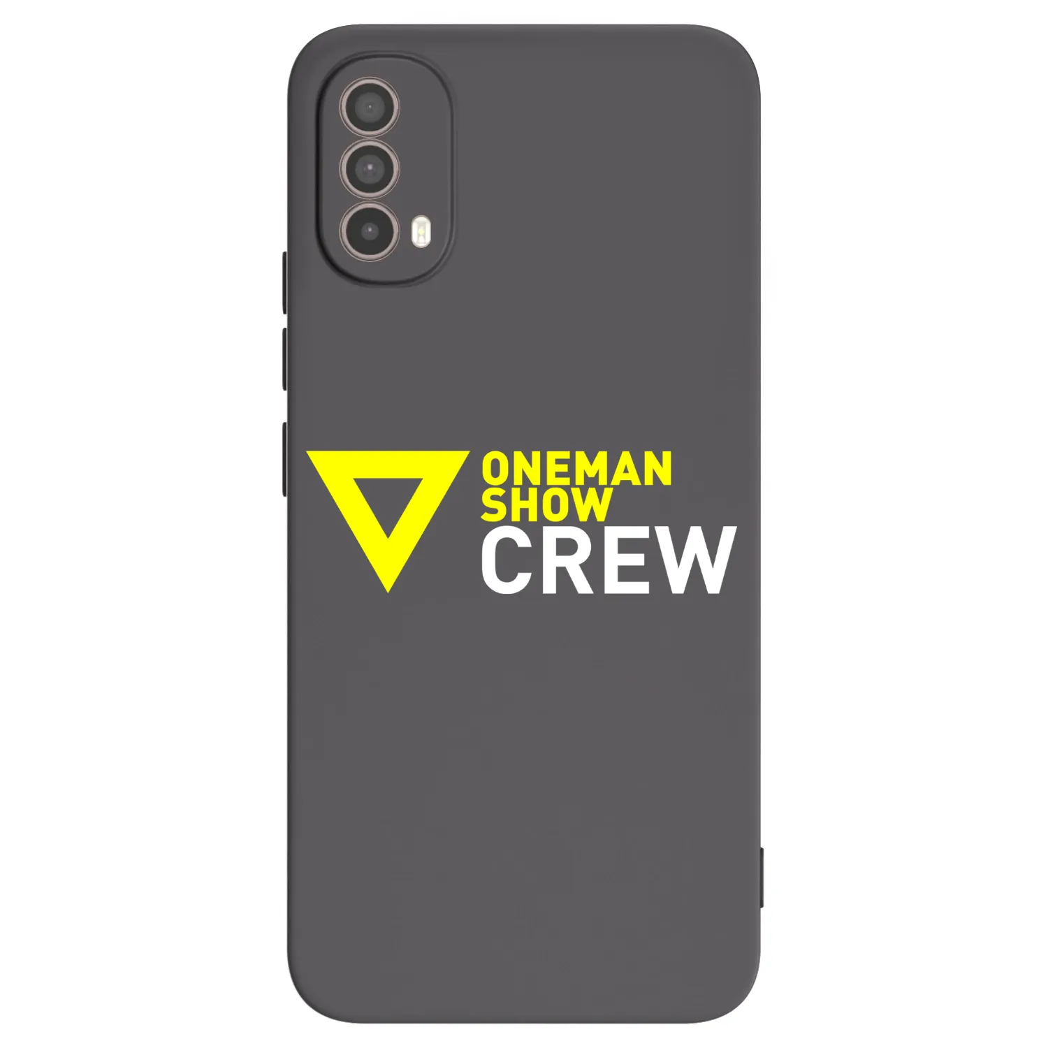 Picasee silikonový černý obal pro Motorola Moto E40 - ONEMANSHOW CREW