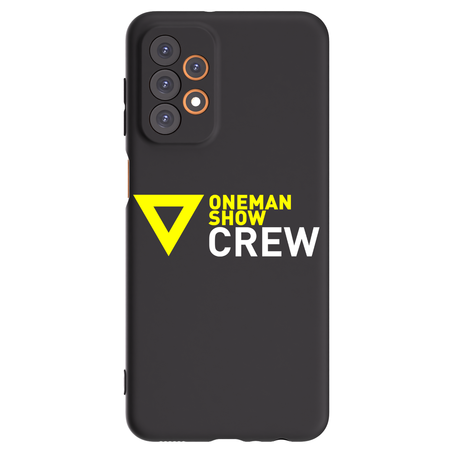 Picasee silikonový černý obal pro Samsung Galaxy A23 A236B 5G - ONEMANSHOW CREW