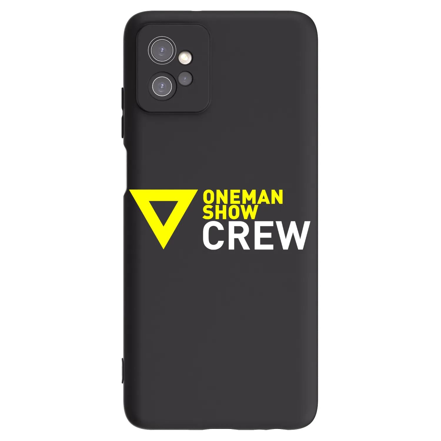 Picasee silikonový černý obal pro Motorola Moto G32 - ONEMANSHOW CREW