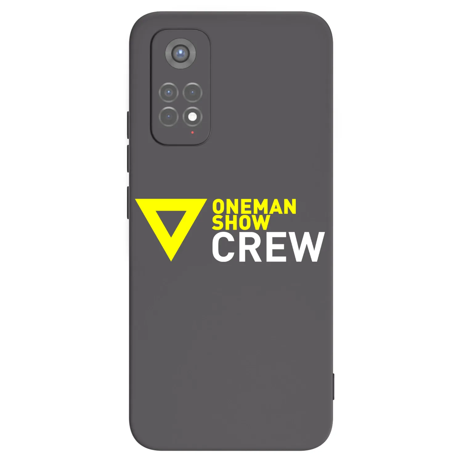 Picasee silikonový černý obal pro Xiaomi Redmi Note 11S 5G - ONEMANSHOW CREW
