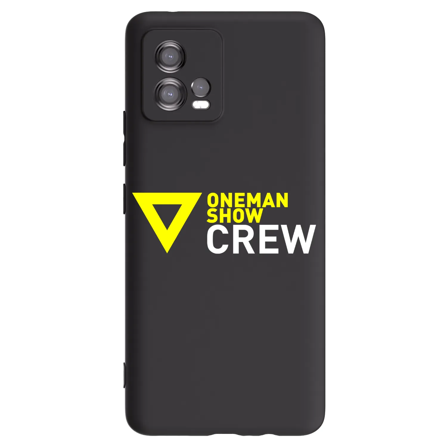 Picasee silikonový černý obal pro Motorola Moto G72 - ONEMANSHOW CREW