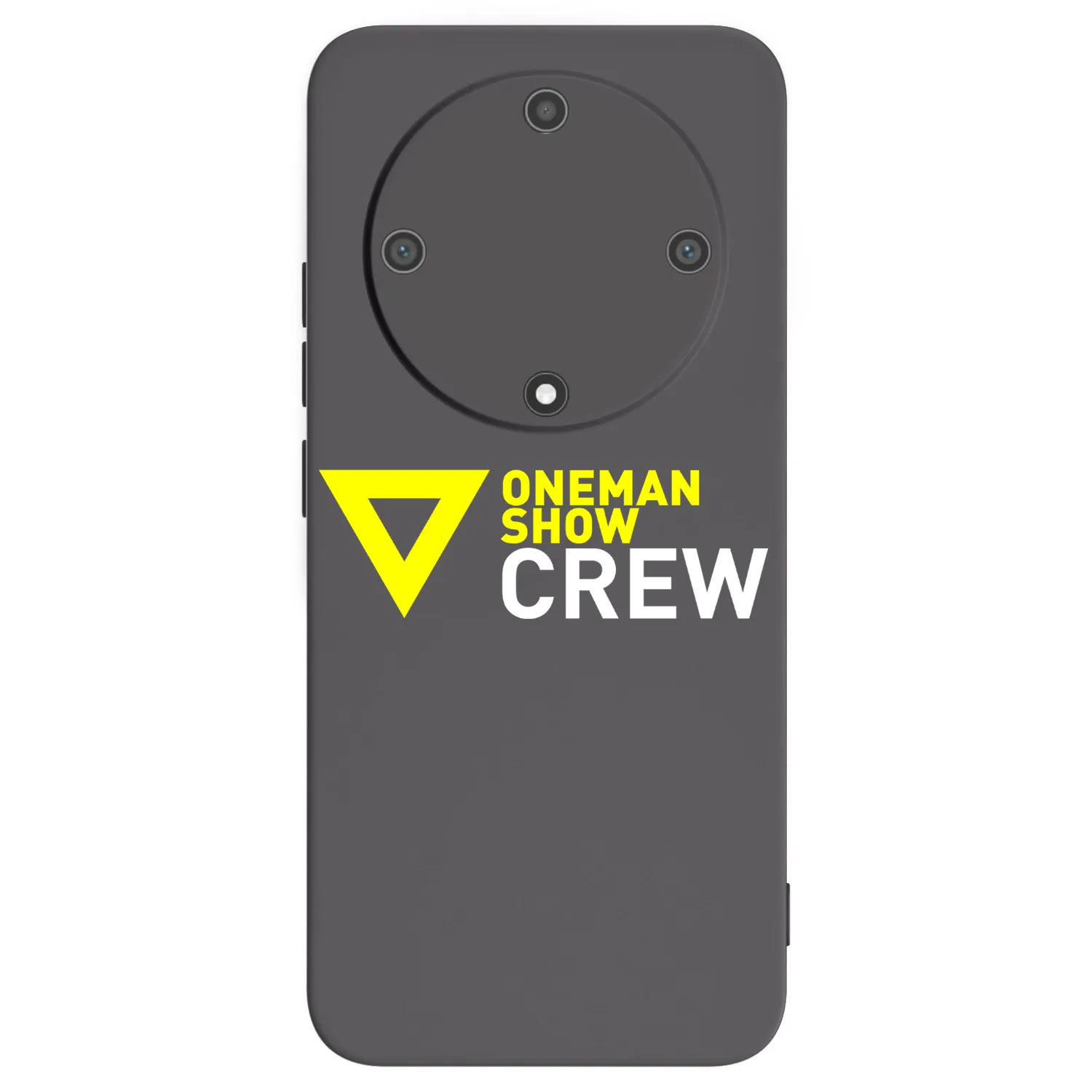 Picasee silikonový černý obal pro Honor Magic5 Lite 5G - ONEMANSHOW CREW