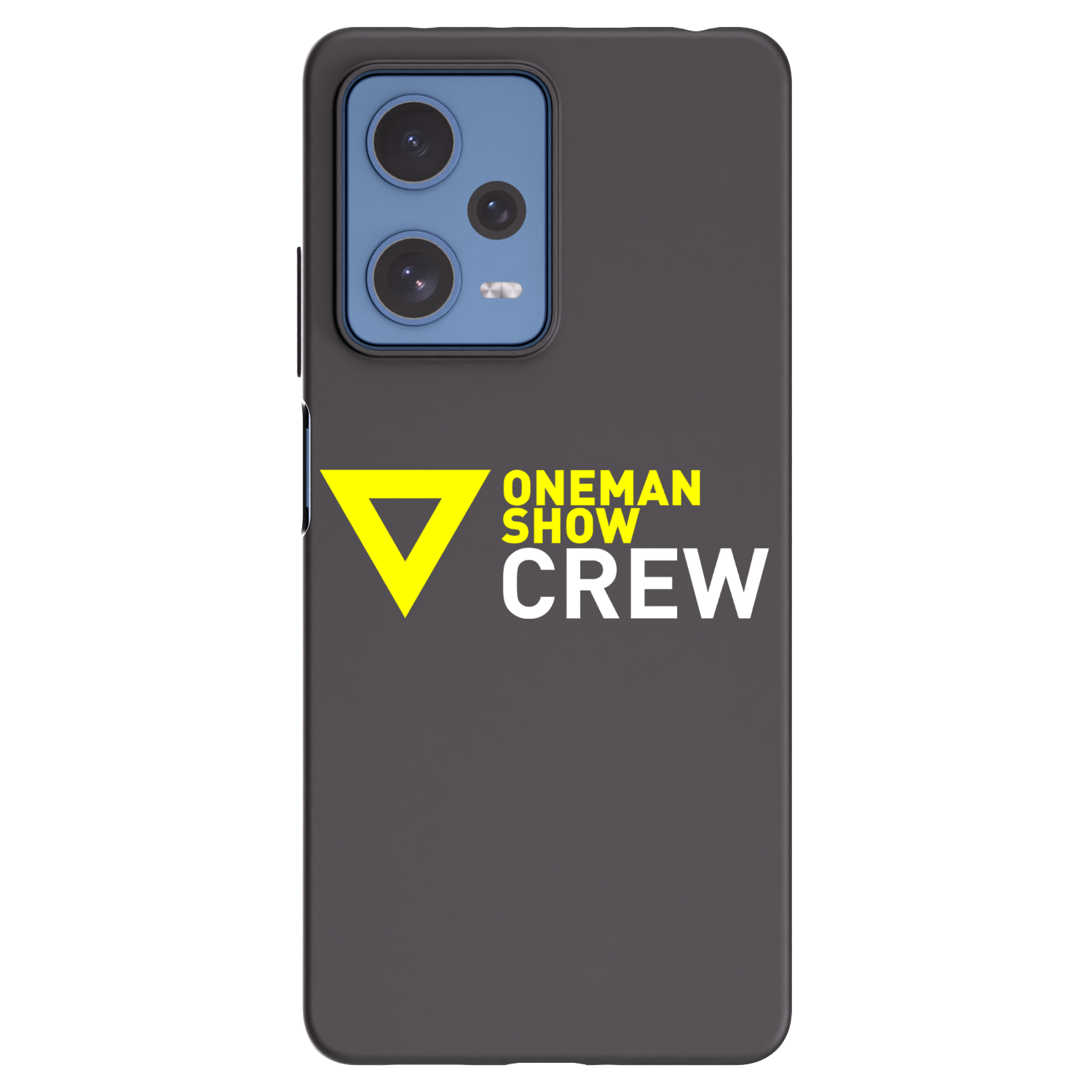 Picasee silikonový černý obal pro Xiaomi Redmi Note 12 Pro 5G - ONEMANSHOW CREW