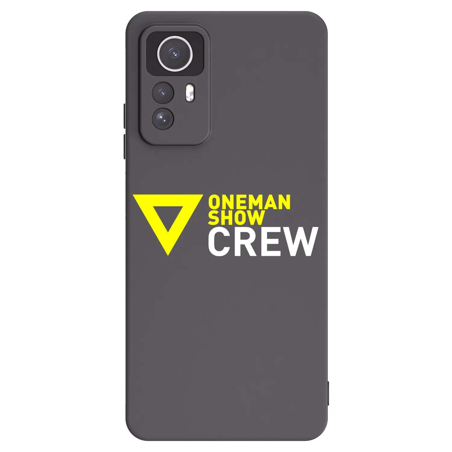 Picasee silikonový černý obal pro Xiaomi Redmi Note 12S - ONEMANSHOW CREW