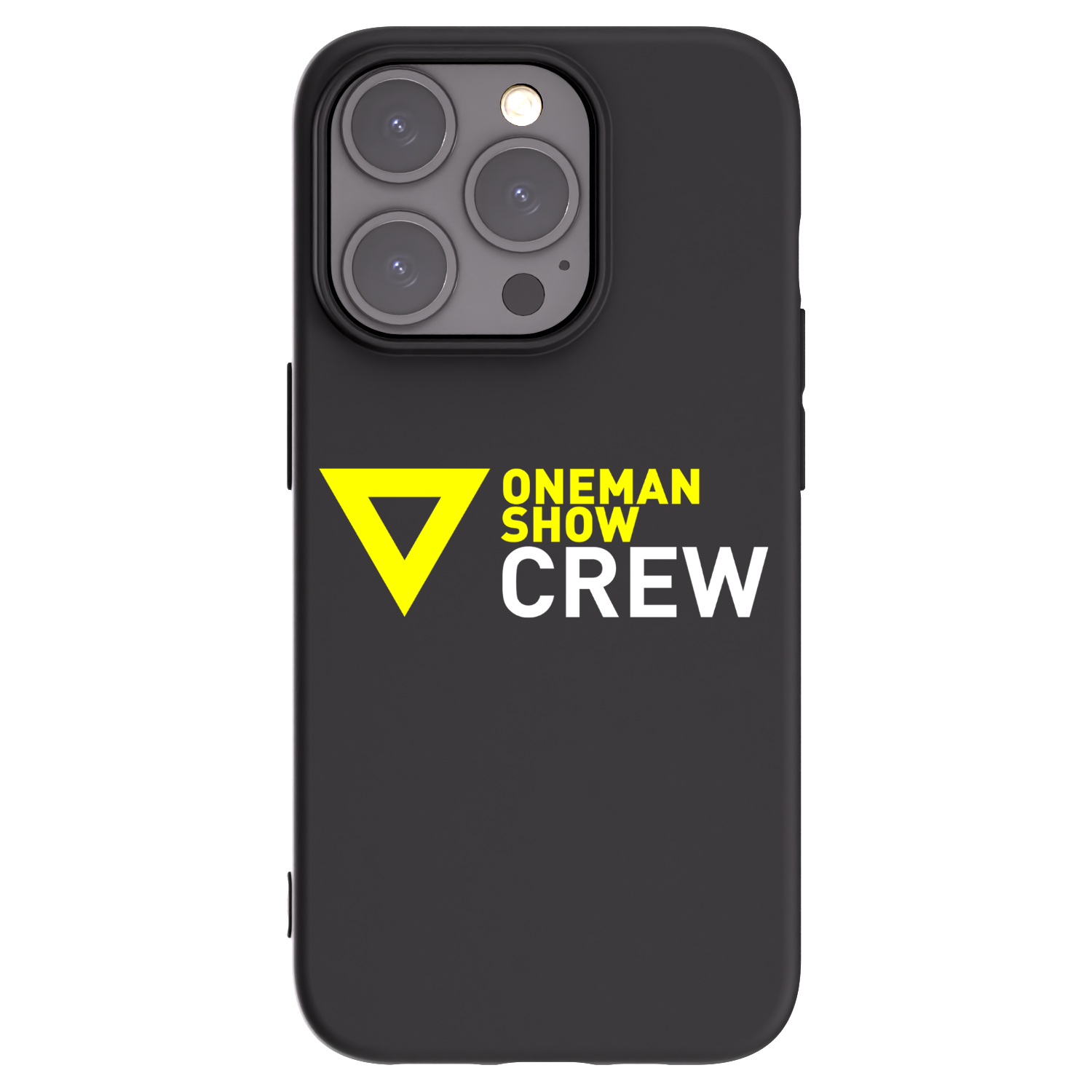 Picasee silikonový černý obal pro Apple iPhone 15 Pro - ONEMANSHOW CREW