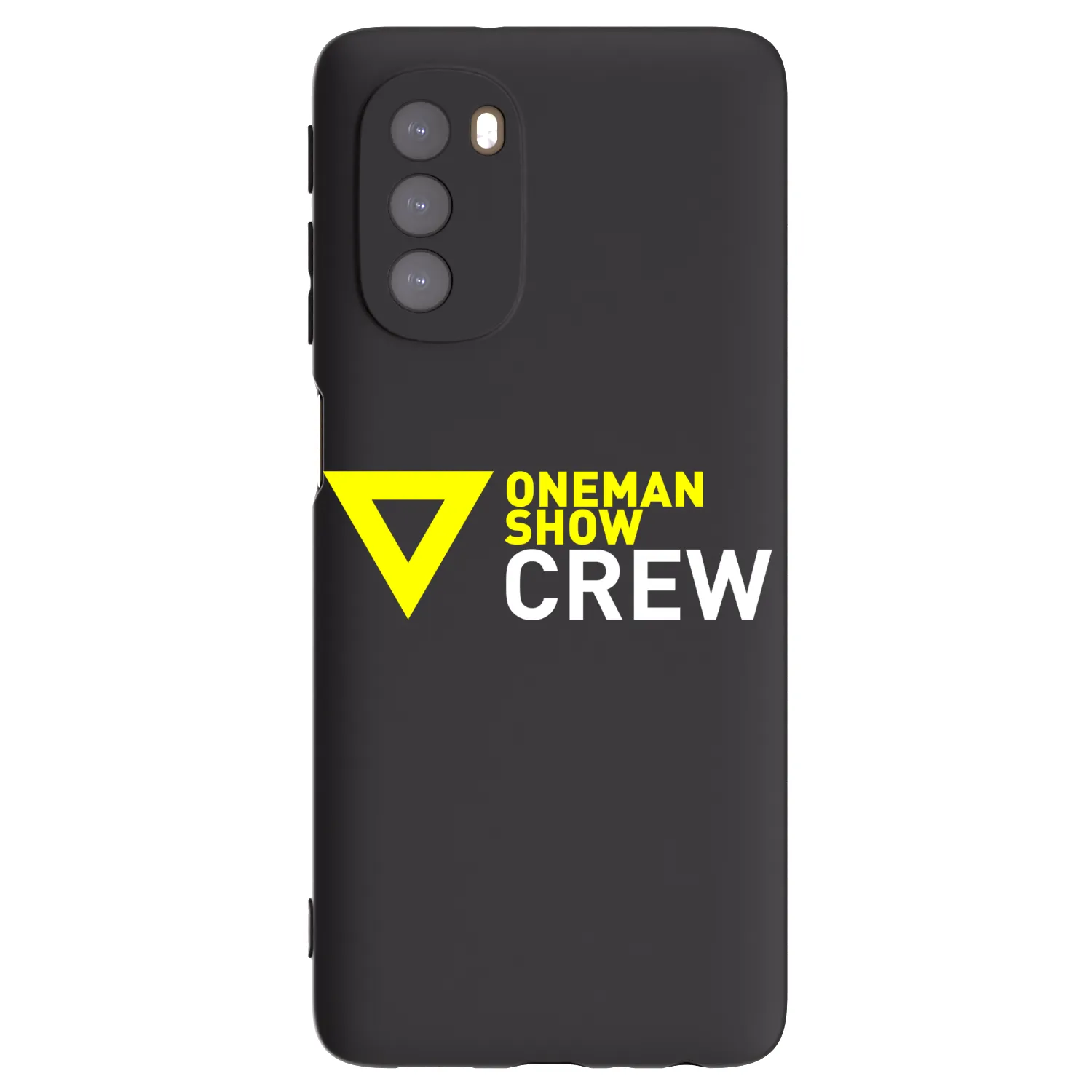 Picasee silikonový černý obal pro Motorola Moto G51 - ONEMANSHOW CREW