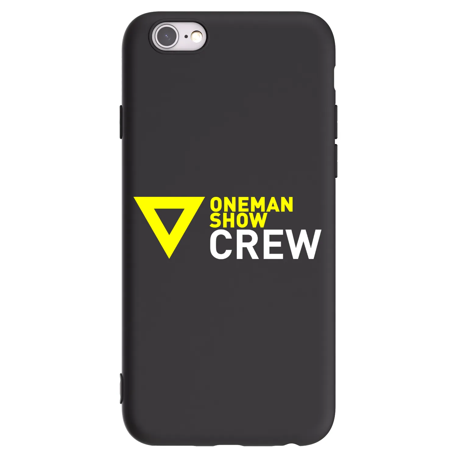 Picasee silikonový černý obal pro Apple iPhone 6/6S - ONEMANSHOW CREW