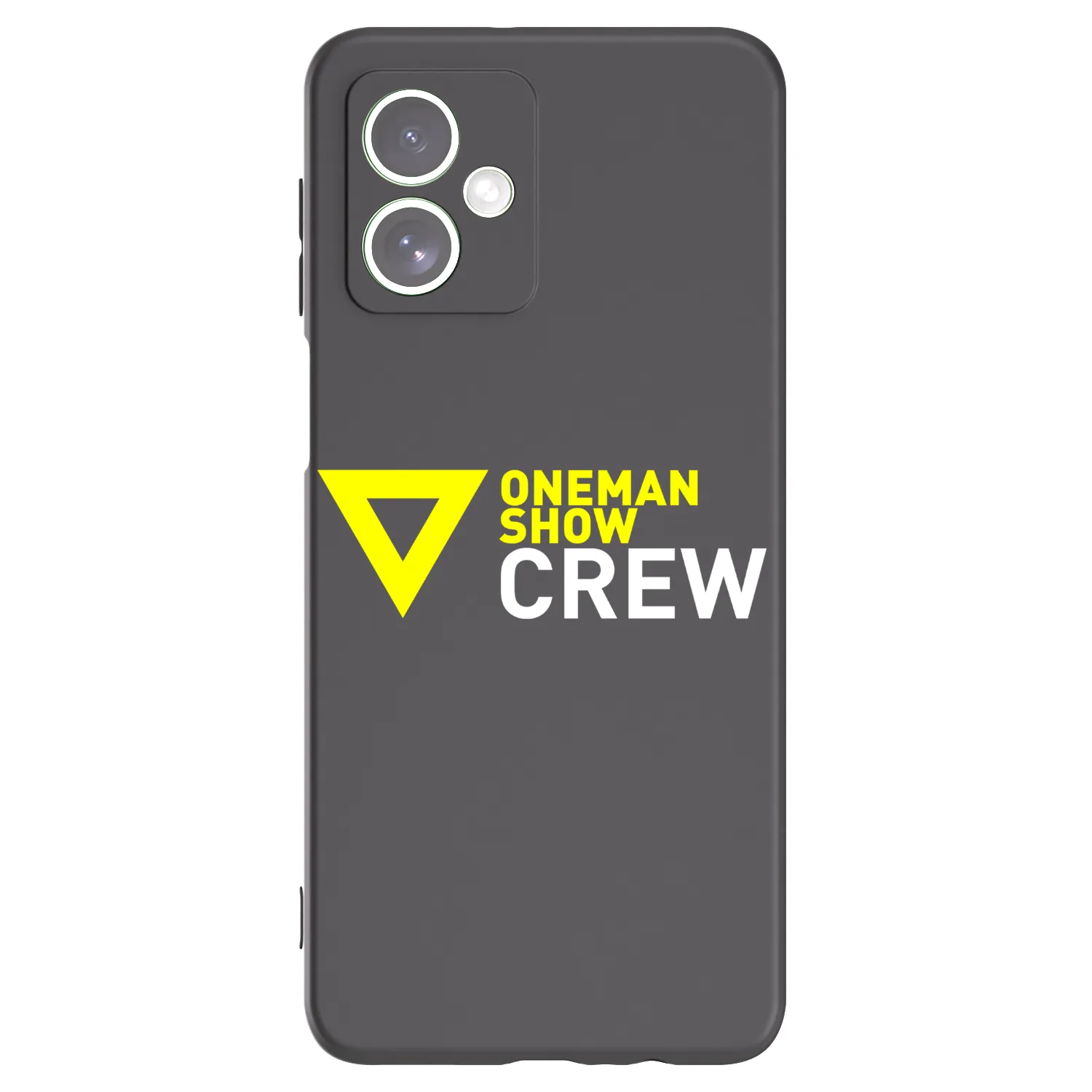 Picasee silikonový černý obal pro Motorola Moto G54 5G - ONEMANSHOW CREW