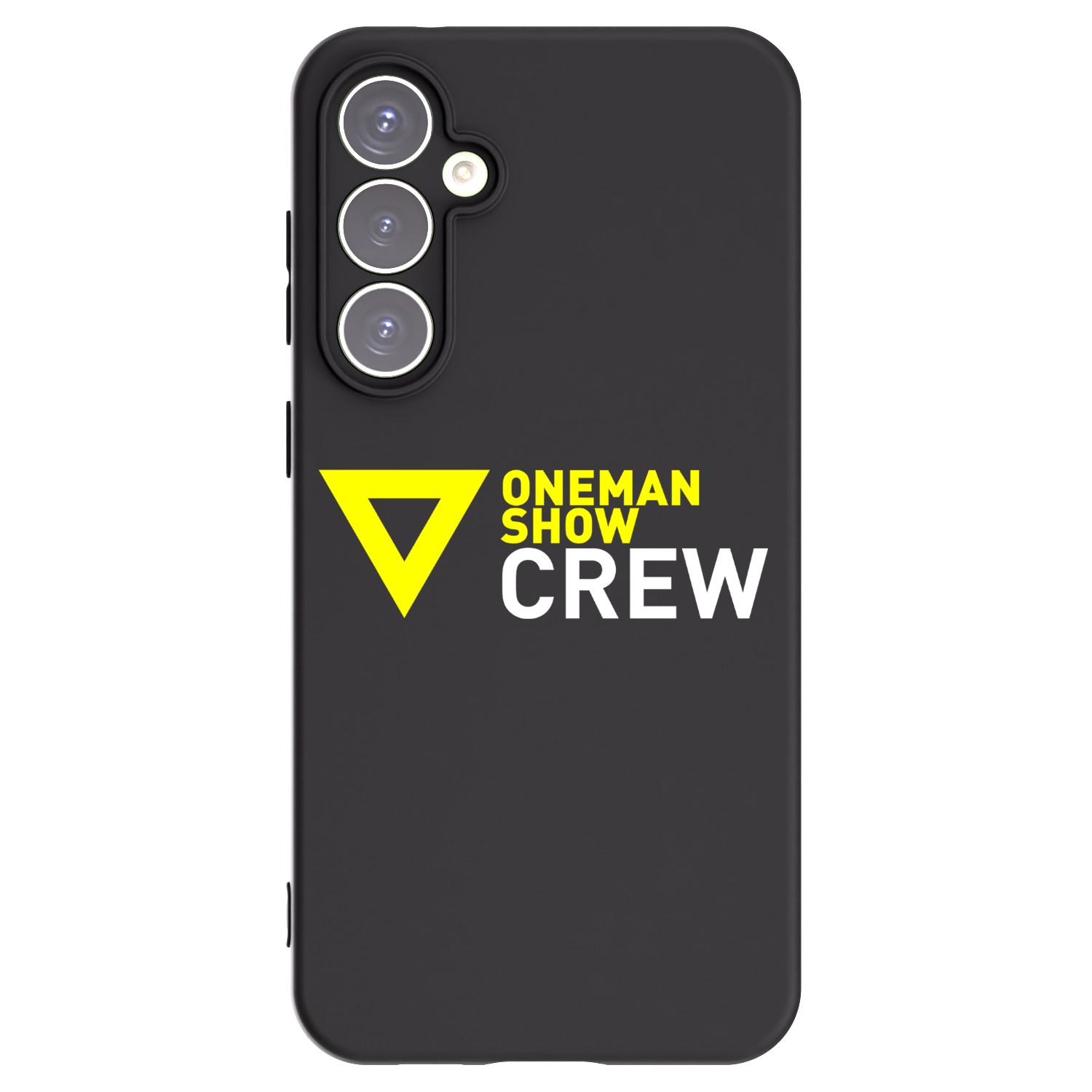 Picasee silikonový černý obal pro Samsung Galaxy S23 FE S711B - ONEMANSHOW CREW