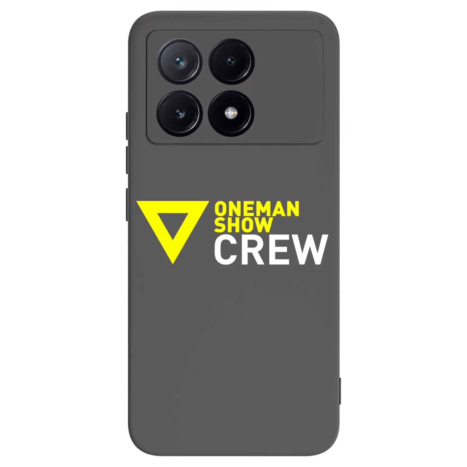 Picasee silikonový černý obal pro Xiaomi Poco X6 Pro - ONEMANSHOW CREW