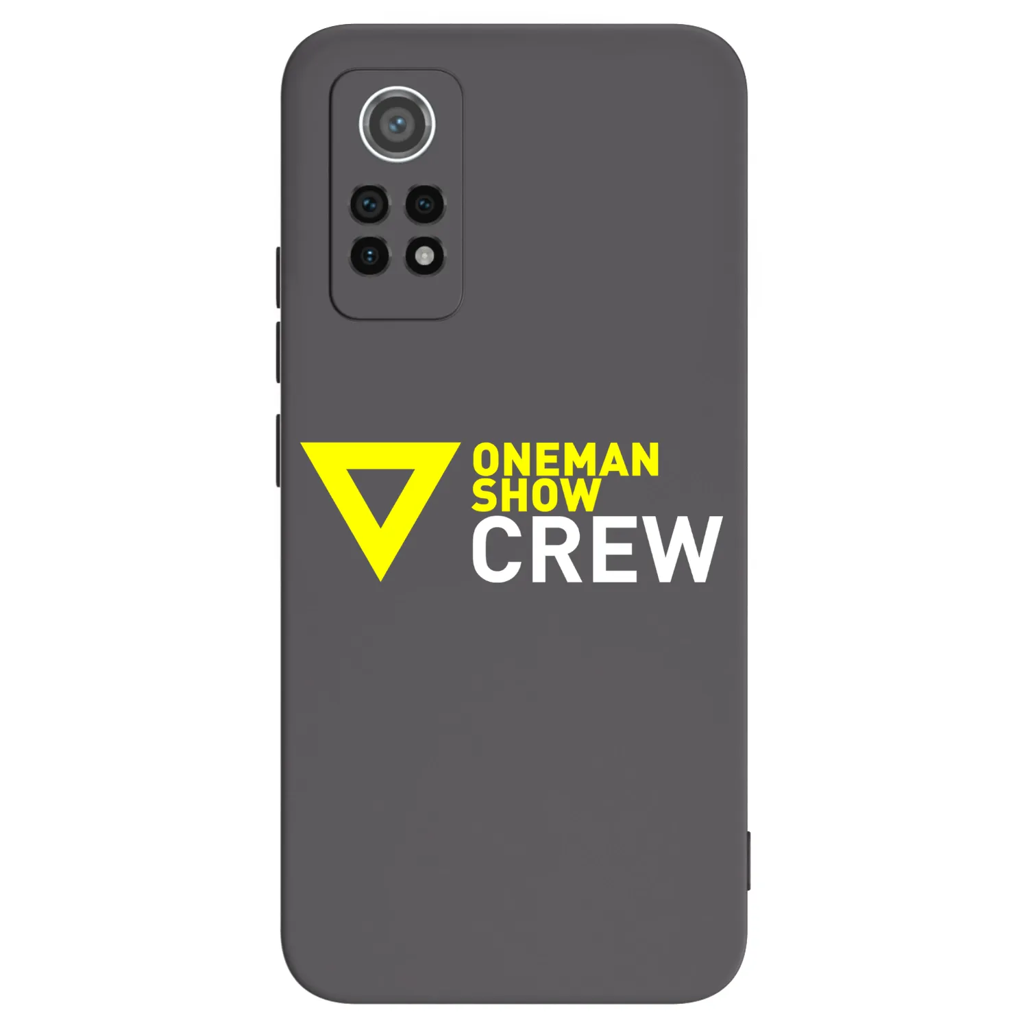 Picasee silikonový černý obal pro Xiaomi Redmi Note 12 Pro 4G - ONEMANSHOW CREW