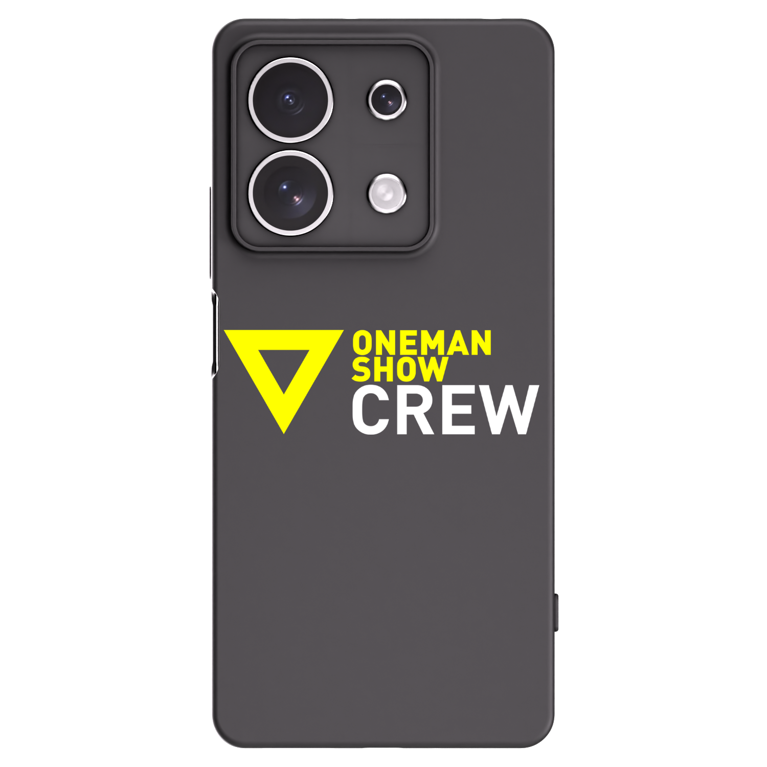 Picasee silikonový černý obal pro Xiaomi Redmi Note 13 4G - ONEMANSHOW CREW