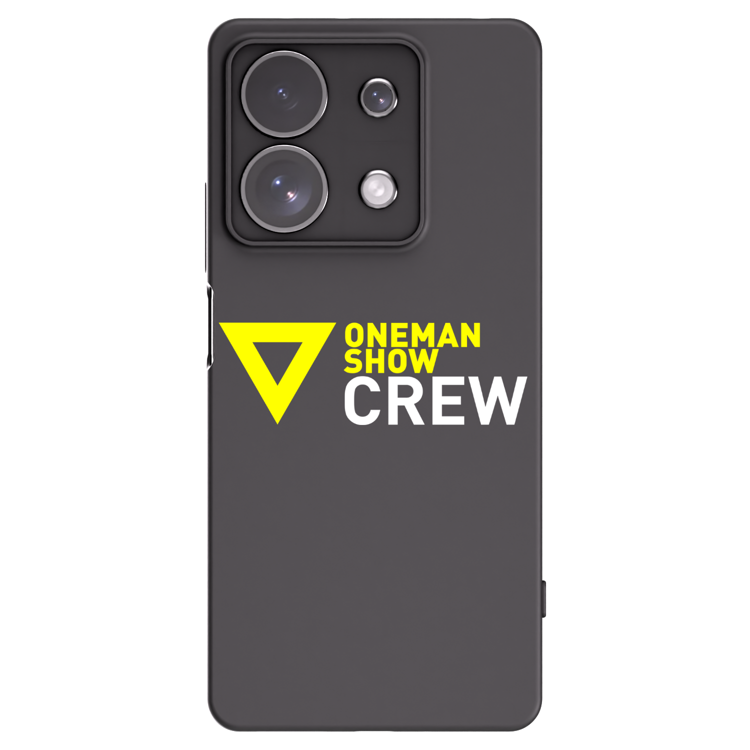 Picasee silikonový černý obal pro Xiaomi Redmi Note 13 Pro 4G - ONEMANSHOW CREW