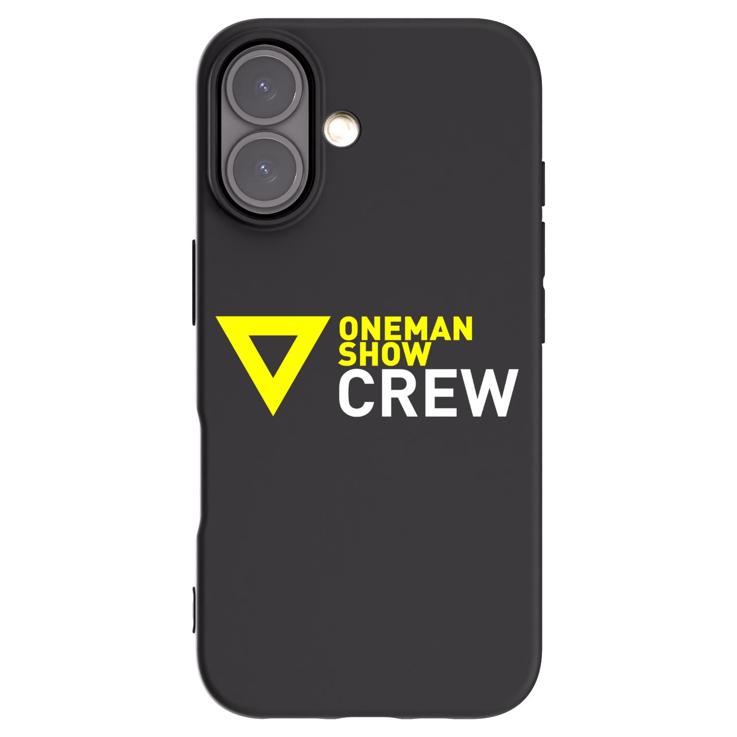 Picasee silikonový černý obal pro Apple iPhone 16 - ONEMANSHOW CREW