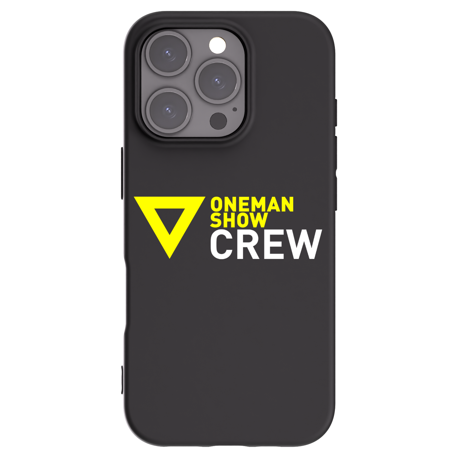 Picasee silikonový černý obal pro Apple iPhone 16 Pro - ONEMANSHOW CREW
