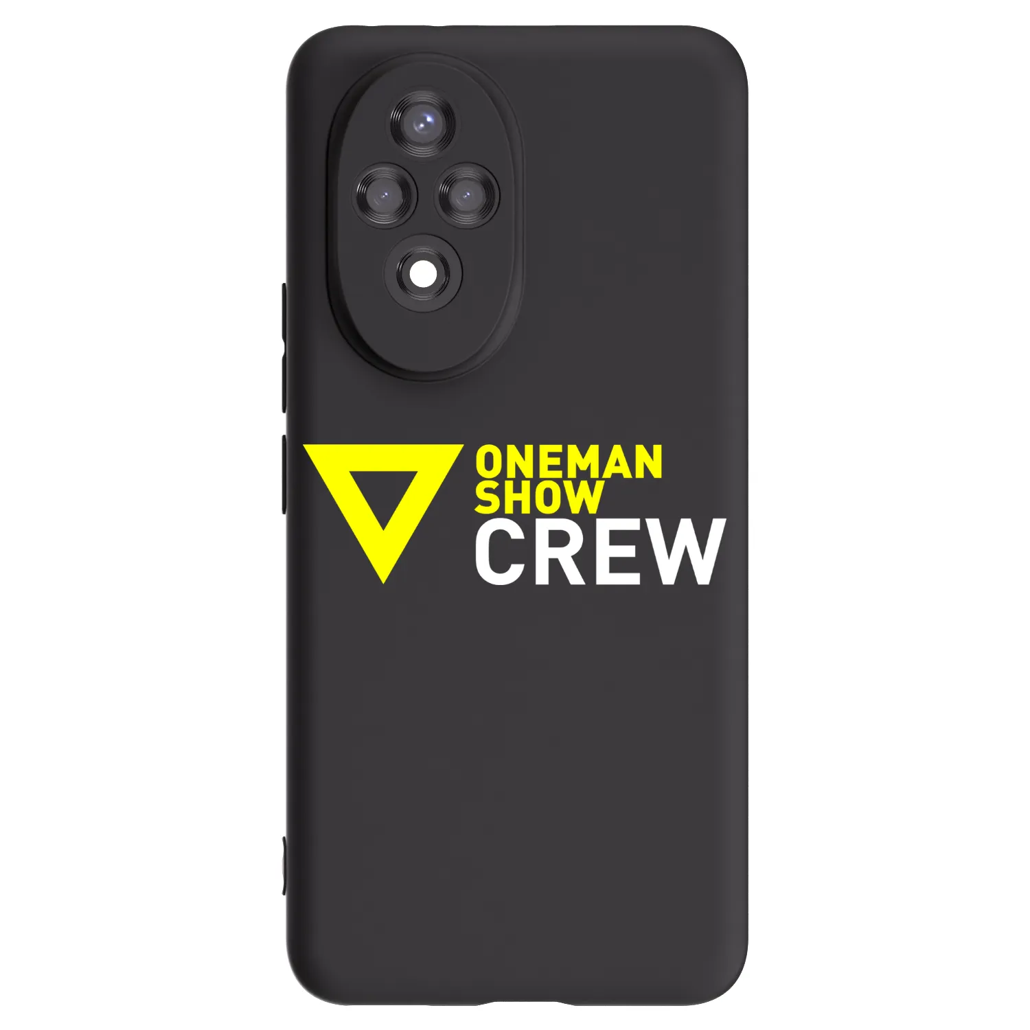 Picasee silikonový černý obal pro Honor 200 5G - ONEMANSHOW CREW