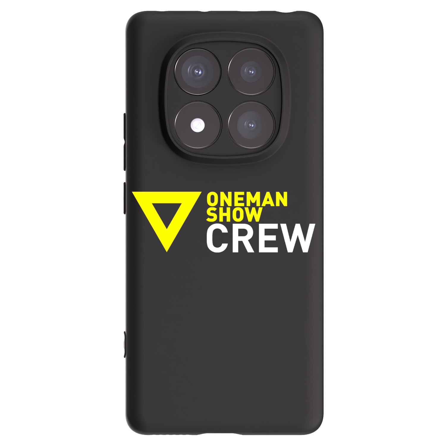 Picasee silikonový černý obal pro Xiaomi Redmi Note 14 Pro 5G - ONEMANSHOW CREW