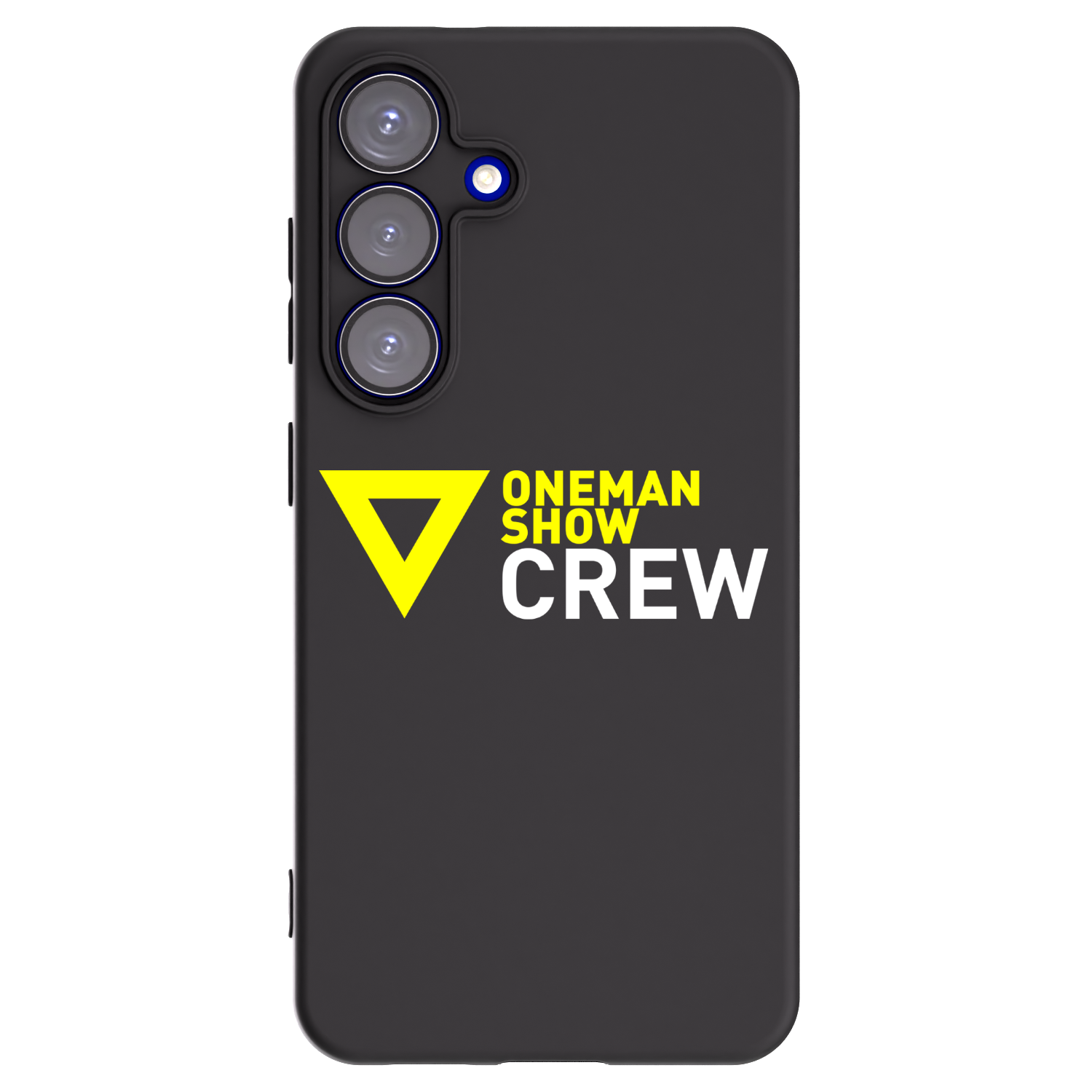 Picasee silikonový černý obal pro Samsung Galaxy S25 5G - ONEMANSHOW CREW