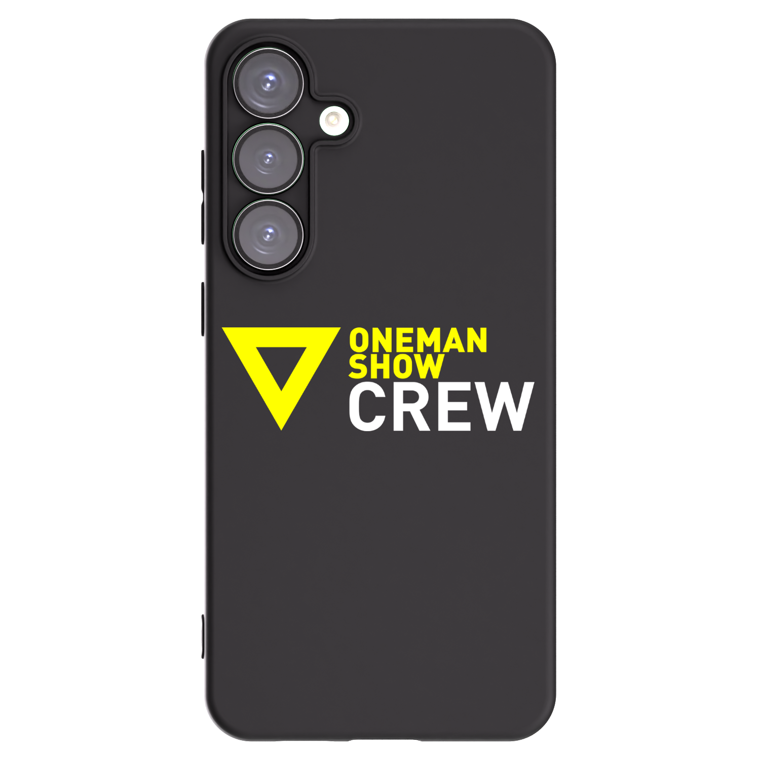 Picasee silikonový černý obal pro Samsung Galaxy S25+ 5G - ONEMANSHOW CREW