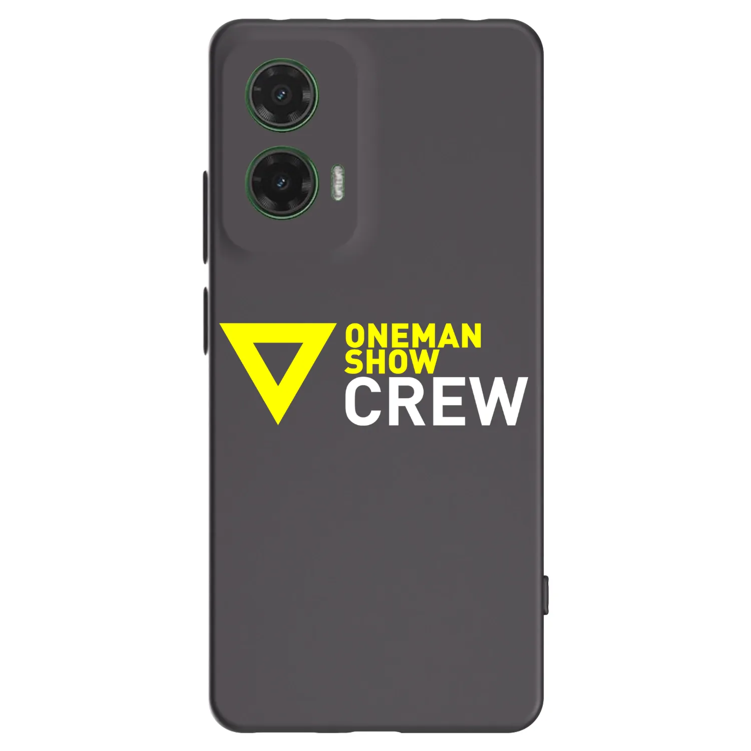 Picasee silikonový černý obal pro Motorola Moto G35 5G - ONEMANSHOW CREW