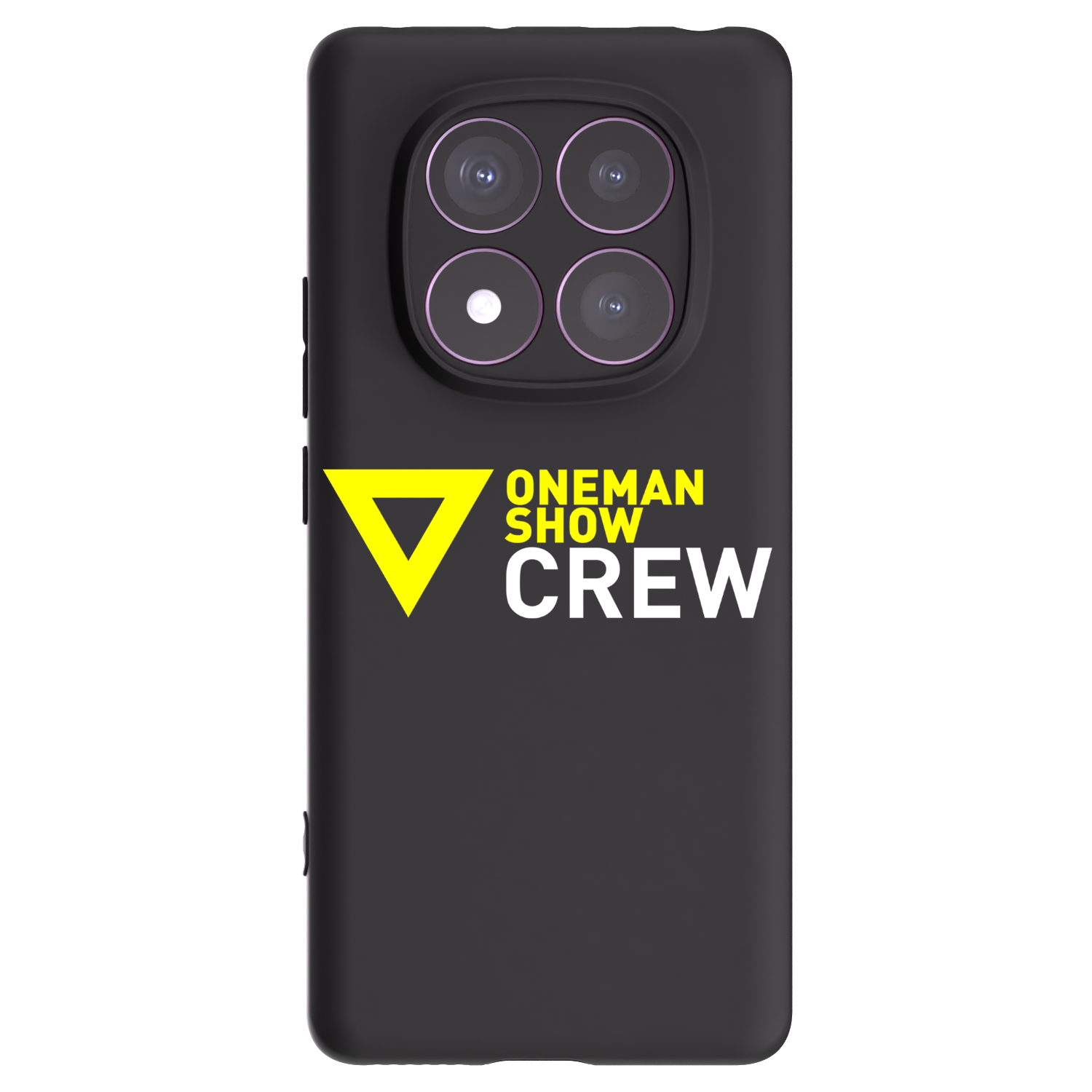 Picasee silikonový černý obal pro Xiaomi Redmi Note 14 Pro 4G - ONEMANSHOW CREW
